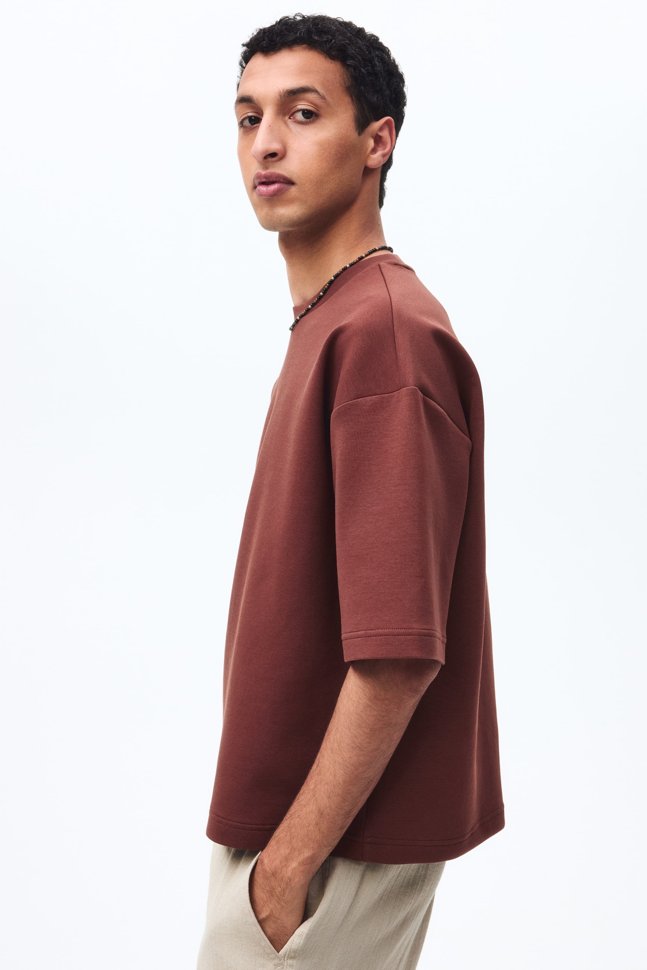 T-shirt ample en scuba