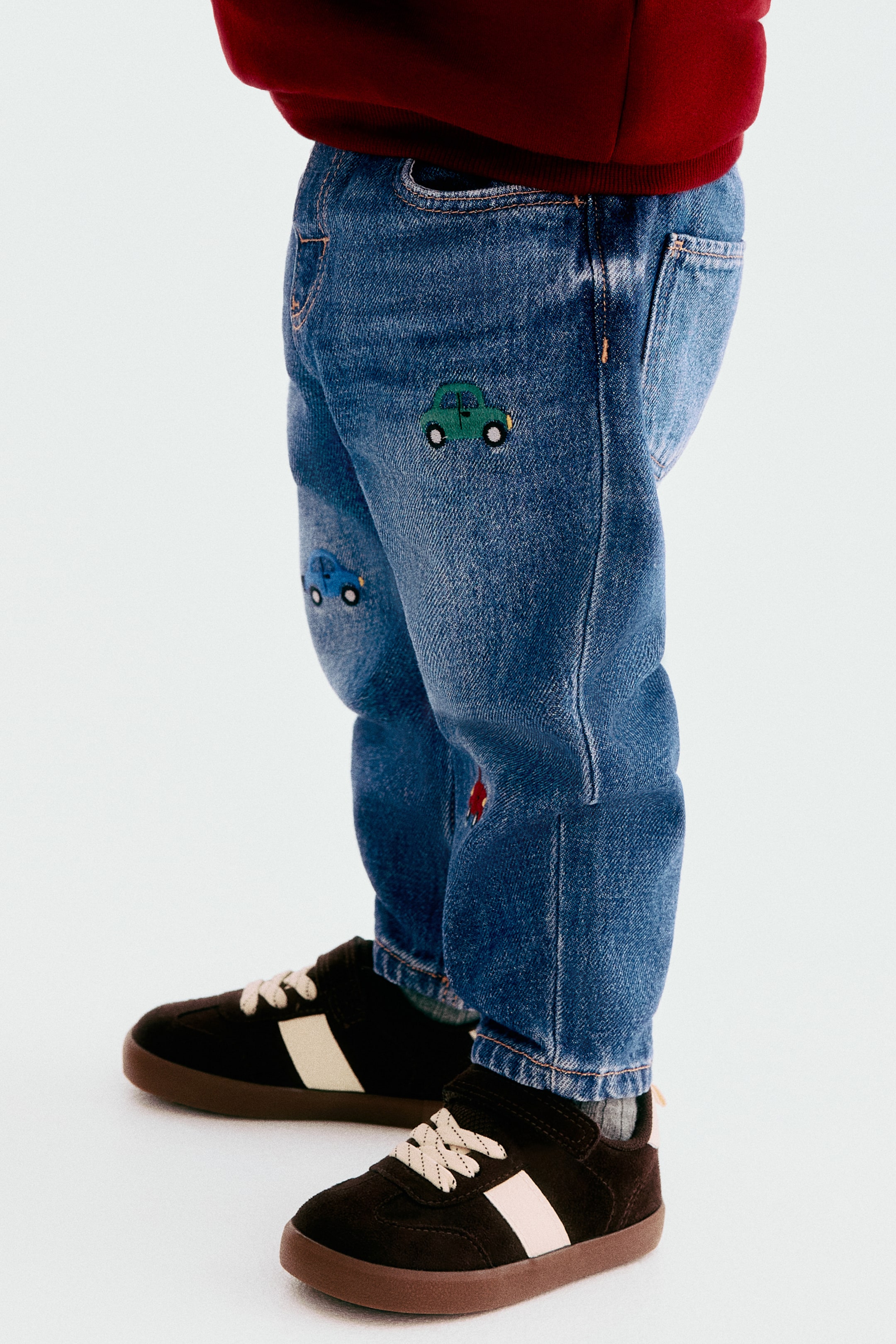H&M Embroidery-Motif Jeans — фото 5