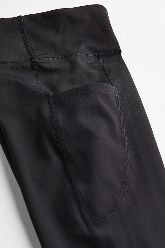 DryMove™ Pocket-detail sports tights - Black/Dark green/Light khaki green/Dark grey/dc/dc - 3