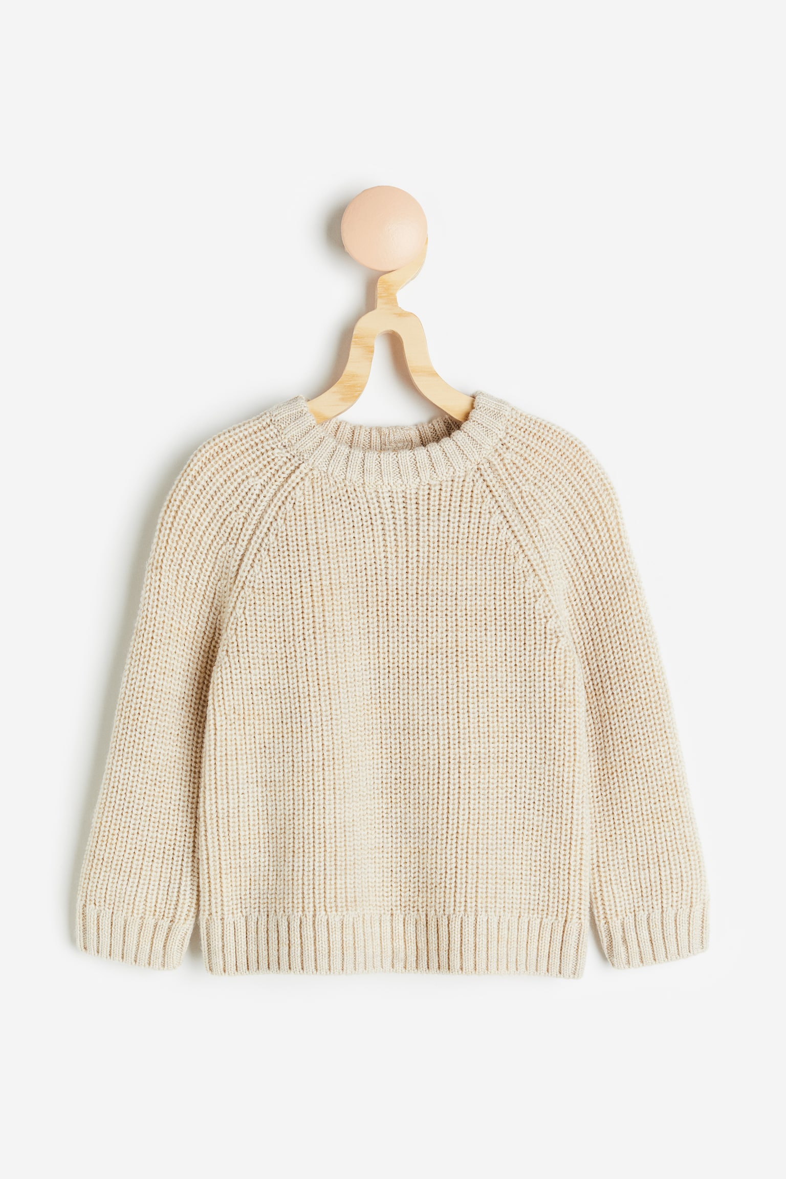 Wool Sweater - Light beige - 1