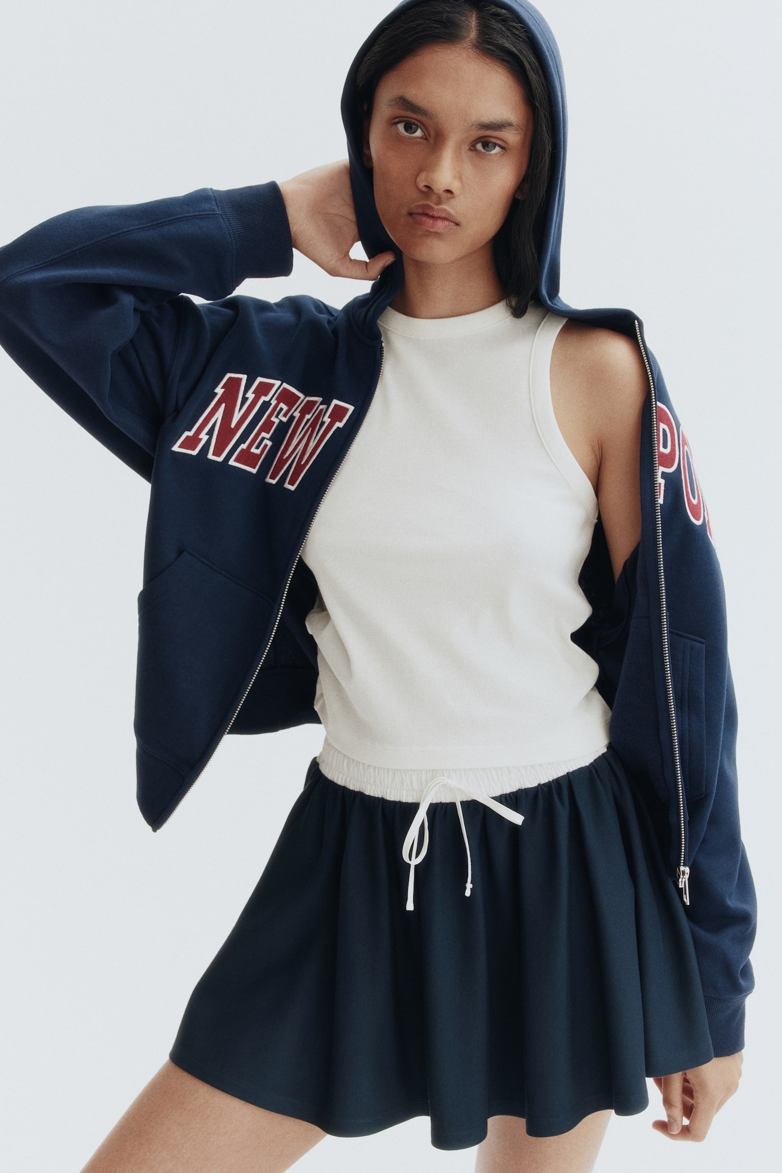 Zip-through hoodie - Navy blue/Newport/White/Sport/Dark red/Academia - 1