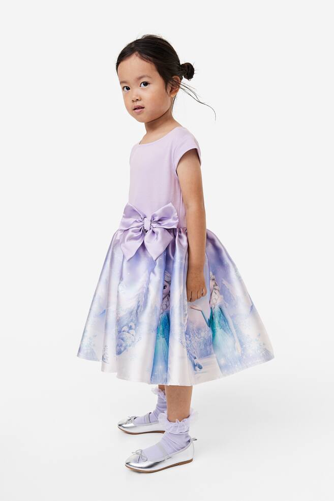 Bow-detail dress - Light purple/Frozen/Light purple/Frozen/Turquoise/Encanto - 4