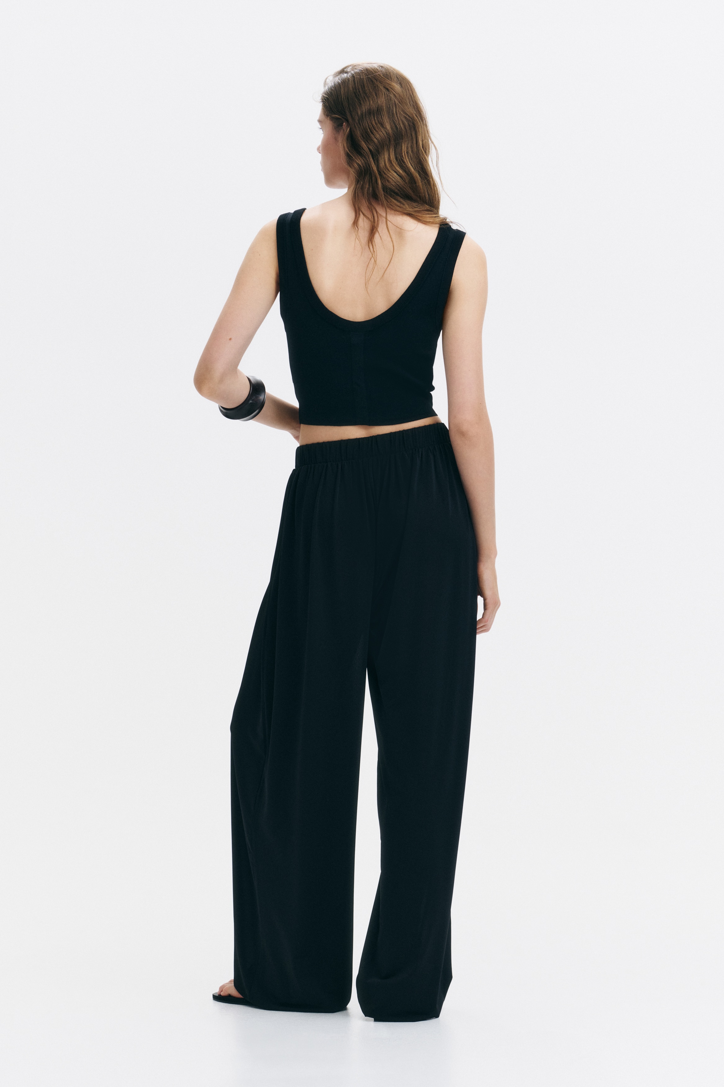 Women's Black Pull-On Balloon Pants | H&M CA