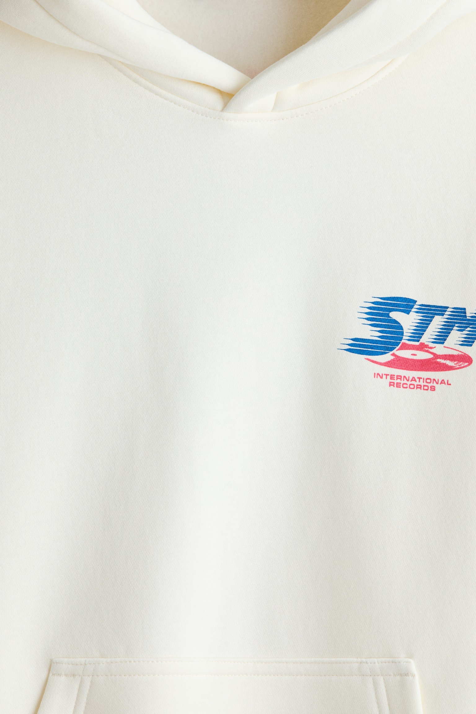 Relaxed Fit Printed hoodie - White/STM/Black/Northern rockies - 4