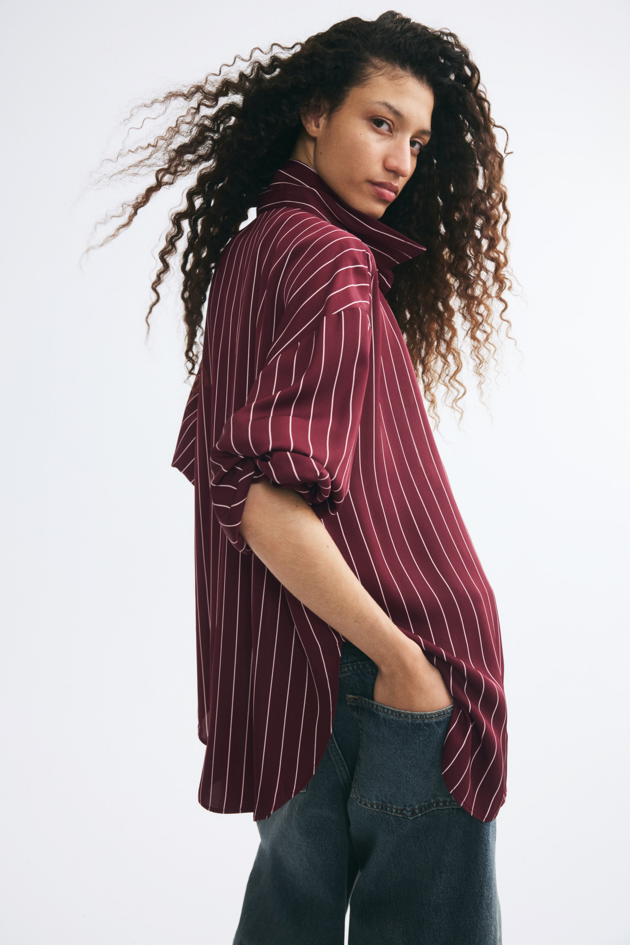 Loose-Fit Twill Shirt