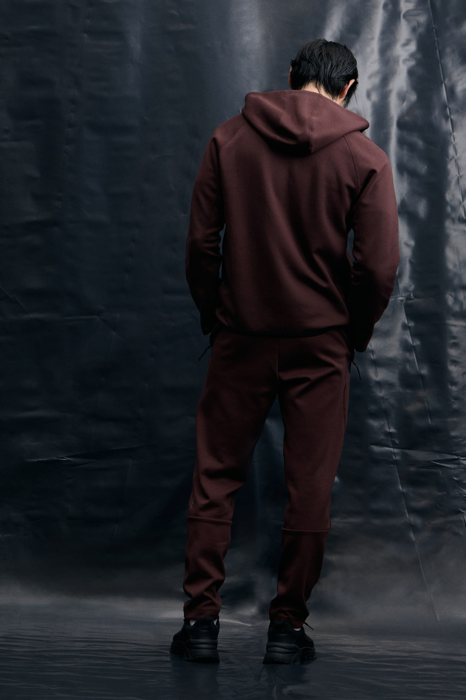 Sports zip-through hoodie with DryMove™ - Dark brown/Black/Grey marl/Dark grey/Dark green - 8