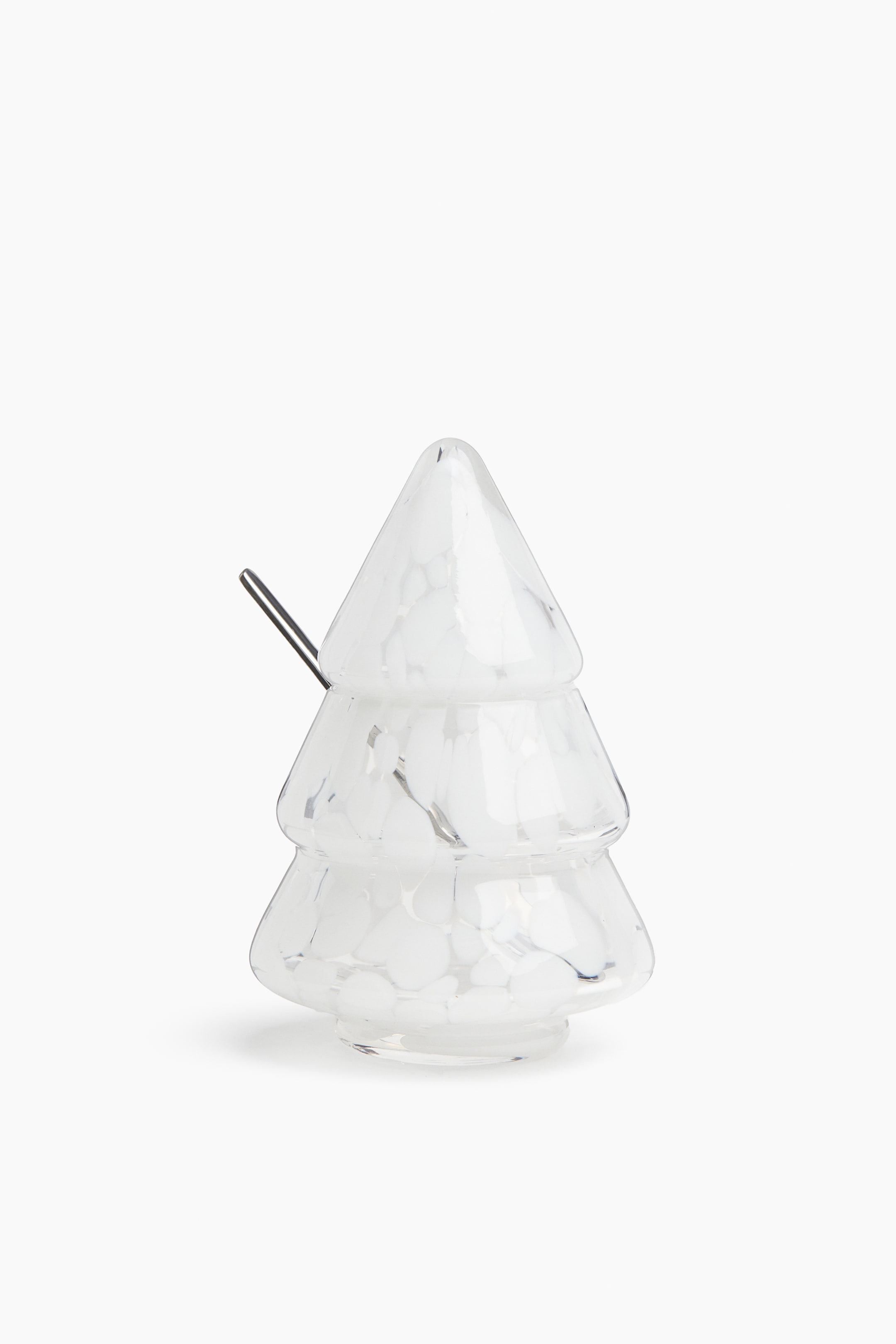 Tree-Shaped Glass Jam Jar