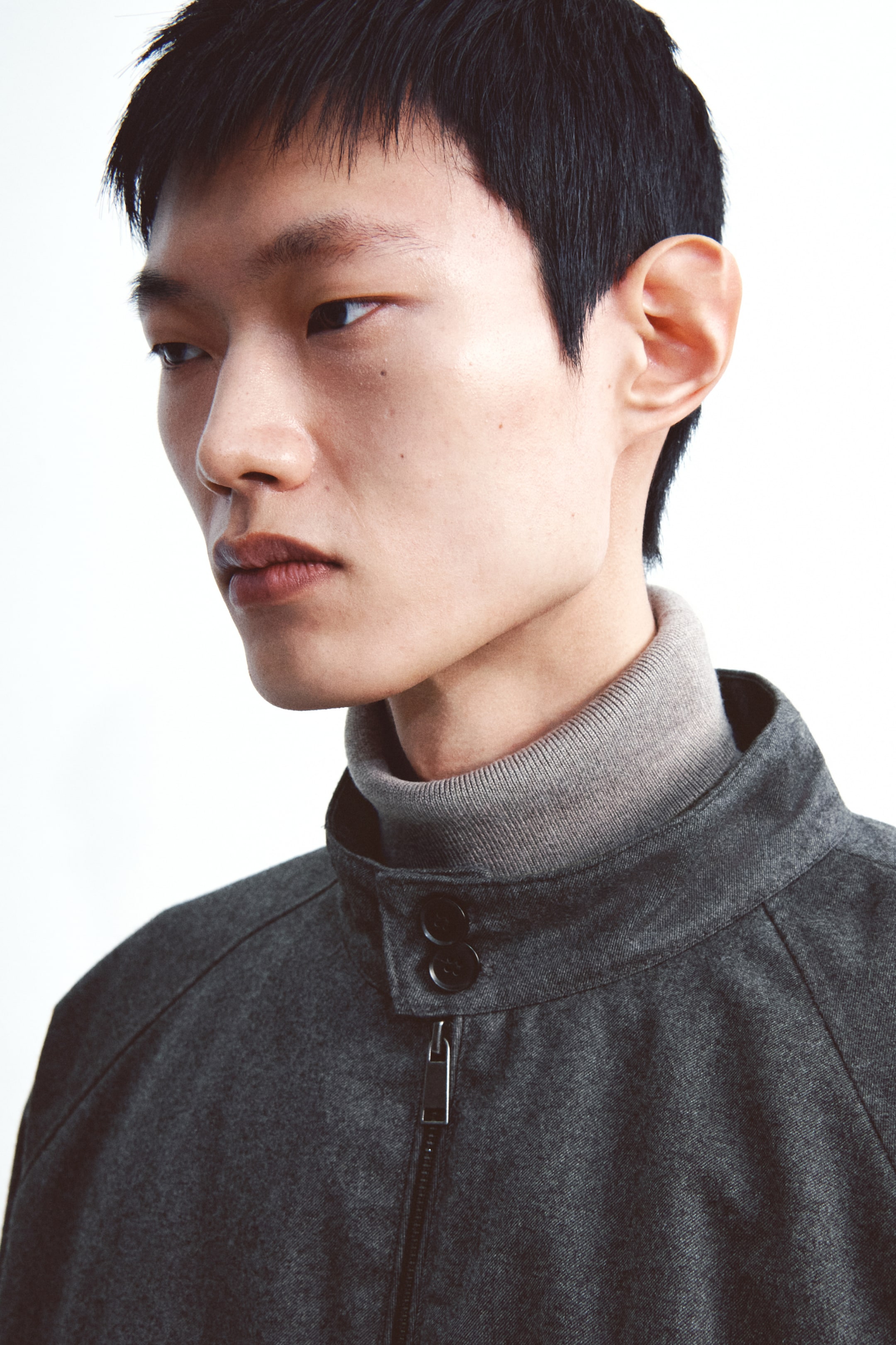 이미지 확대 보기: 재킷 - 다크 그레이 멜란지 - Men | H&M KR 4