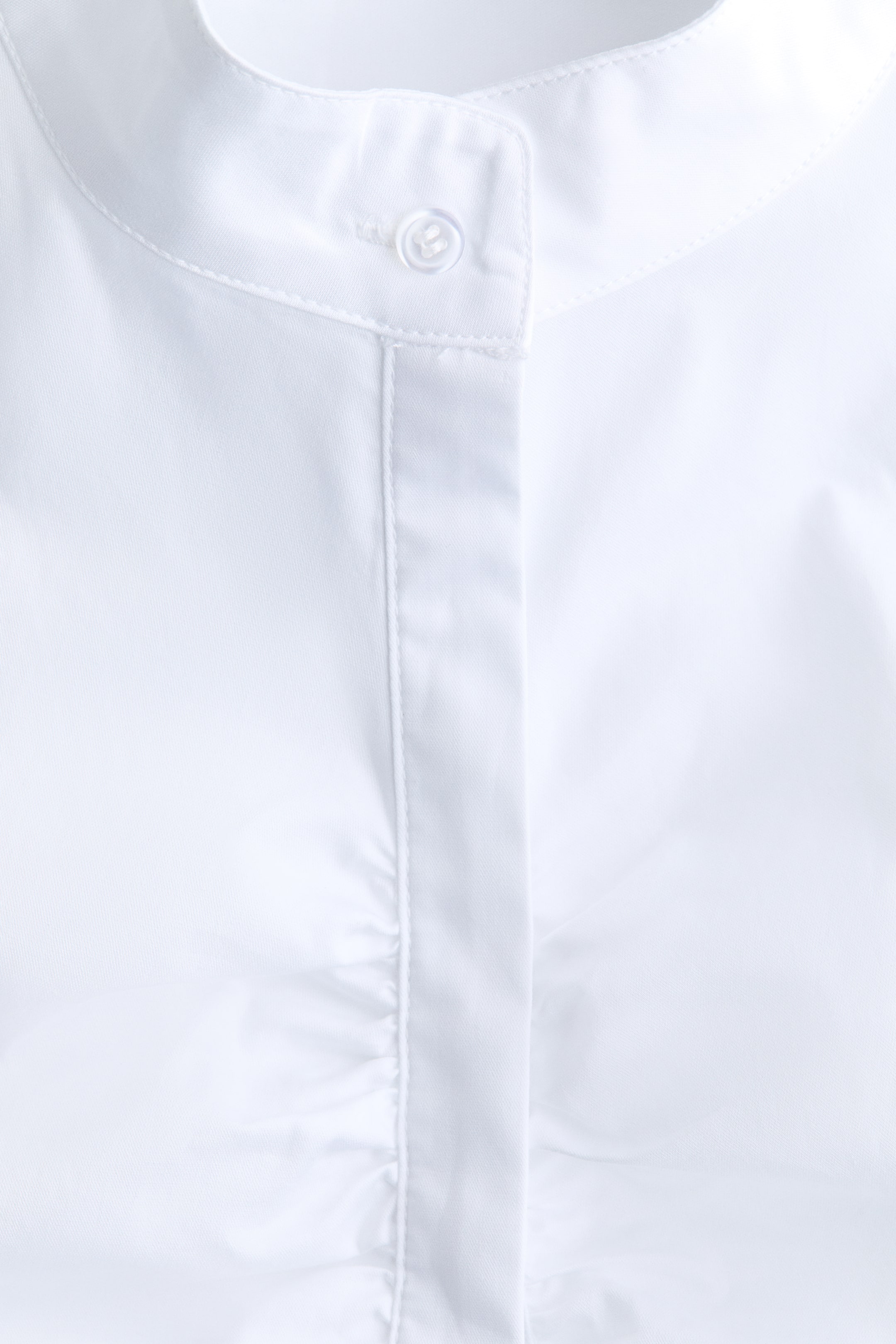 Drawstring-Detail Poplin Shirt