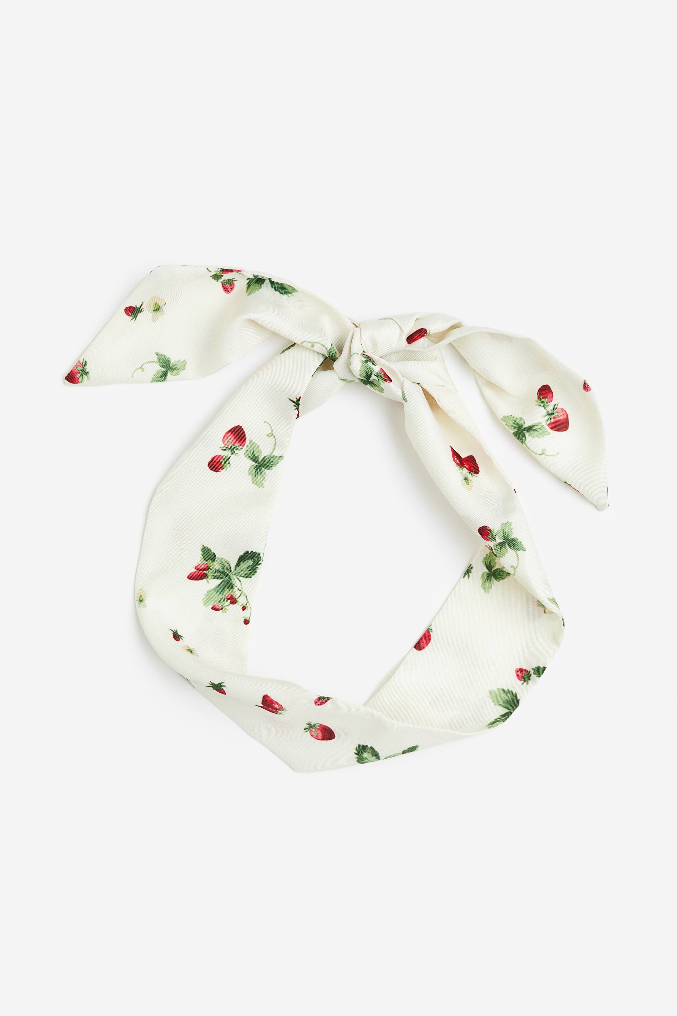 View larger image: Scarf/hairband - White/Strawberries - Ladies | H&M 1