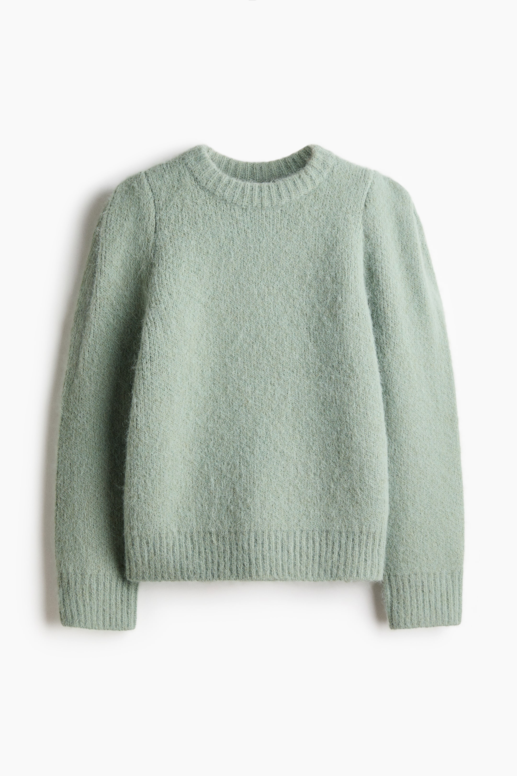 View larger image: Jacquard-knit jumper - Light green - Ladies | H&M 4