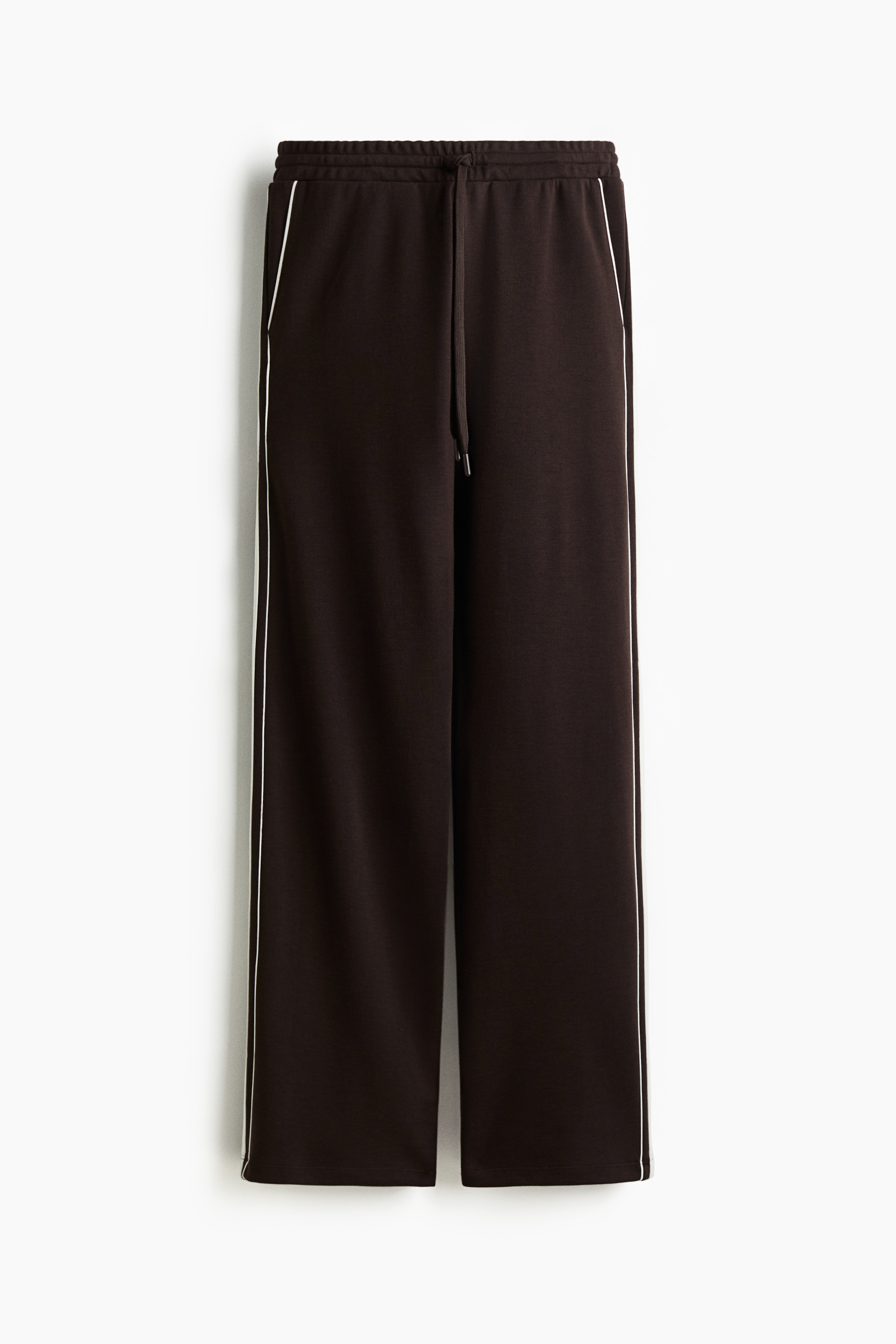 Drawstring sweatpants - Dark brown