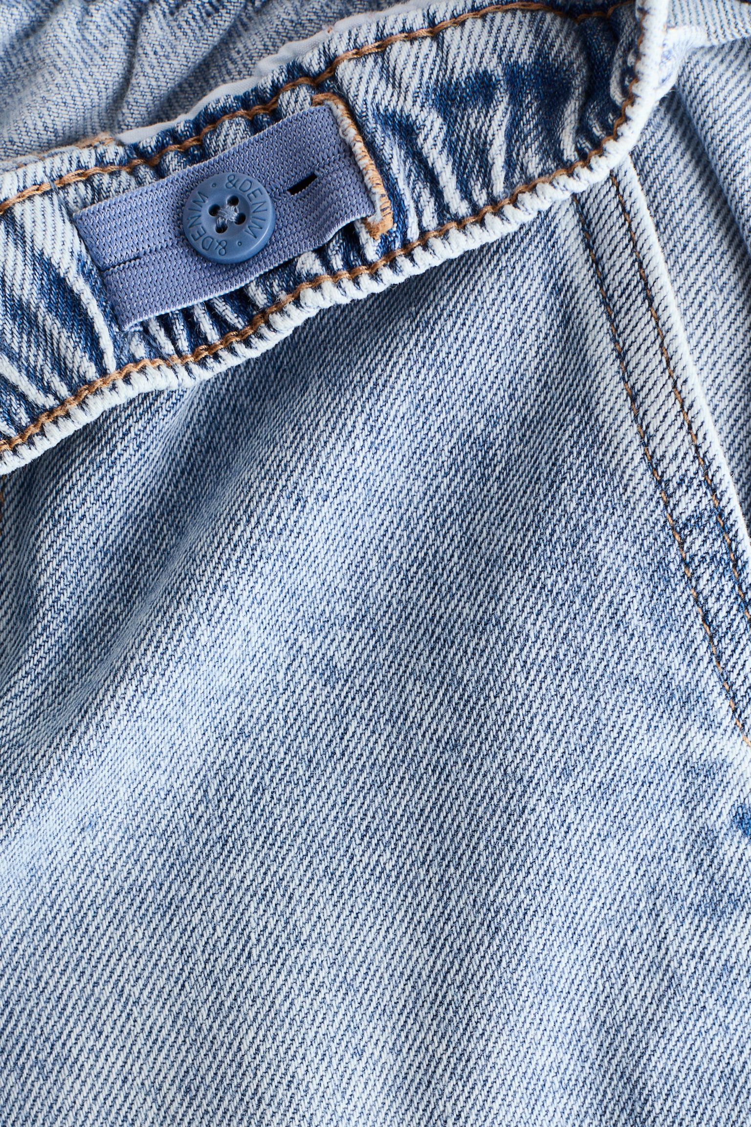 Denim cargojoggers - Bleek denimblauw - 3