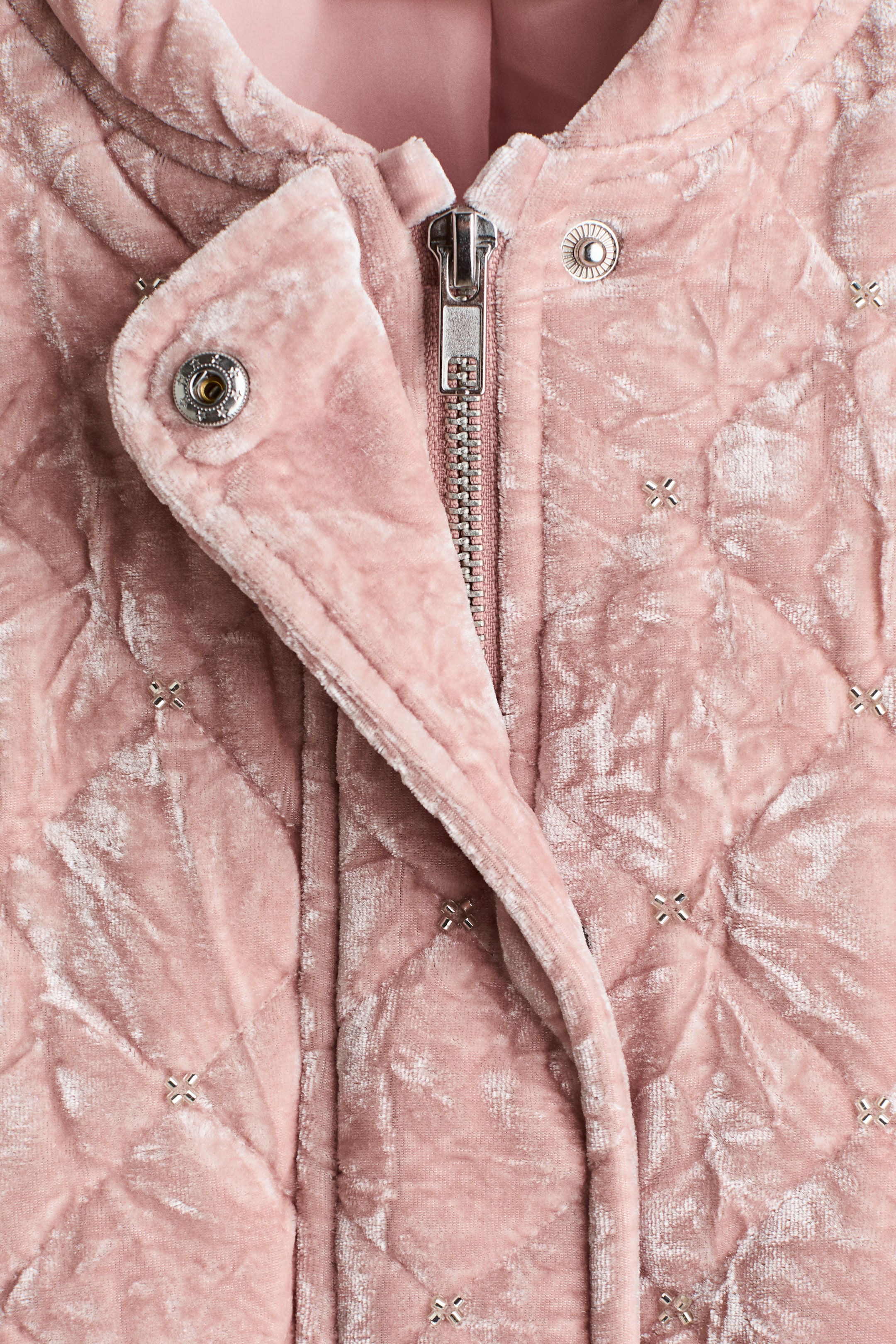 Velour Baseball Jacket