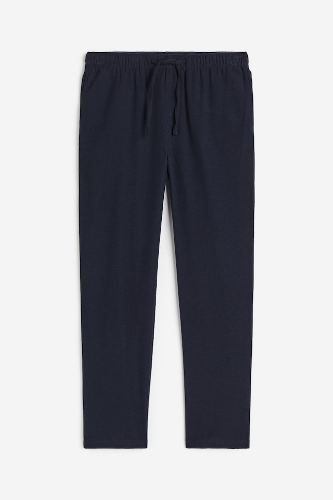 2-pack Regular Fit pyjamasbukse - Mørk blå - 6