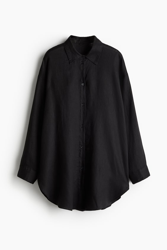 Женские рубашки H&M Linen Beach Shirt