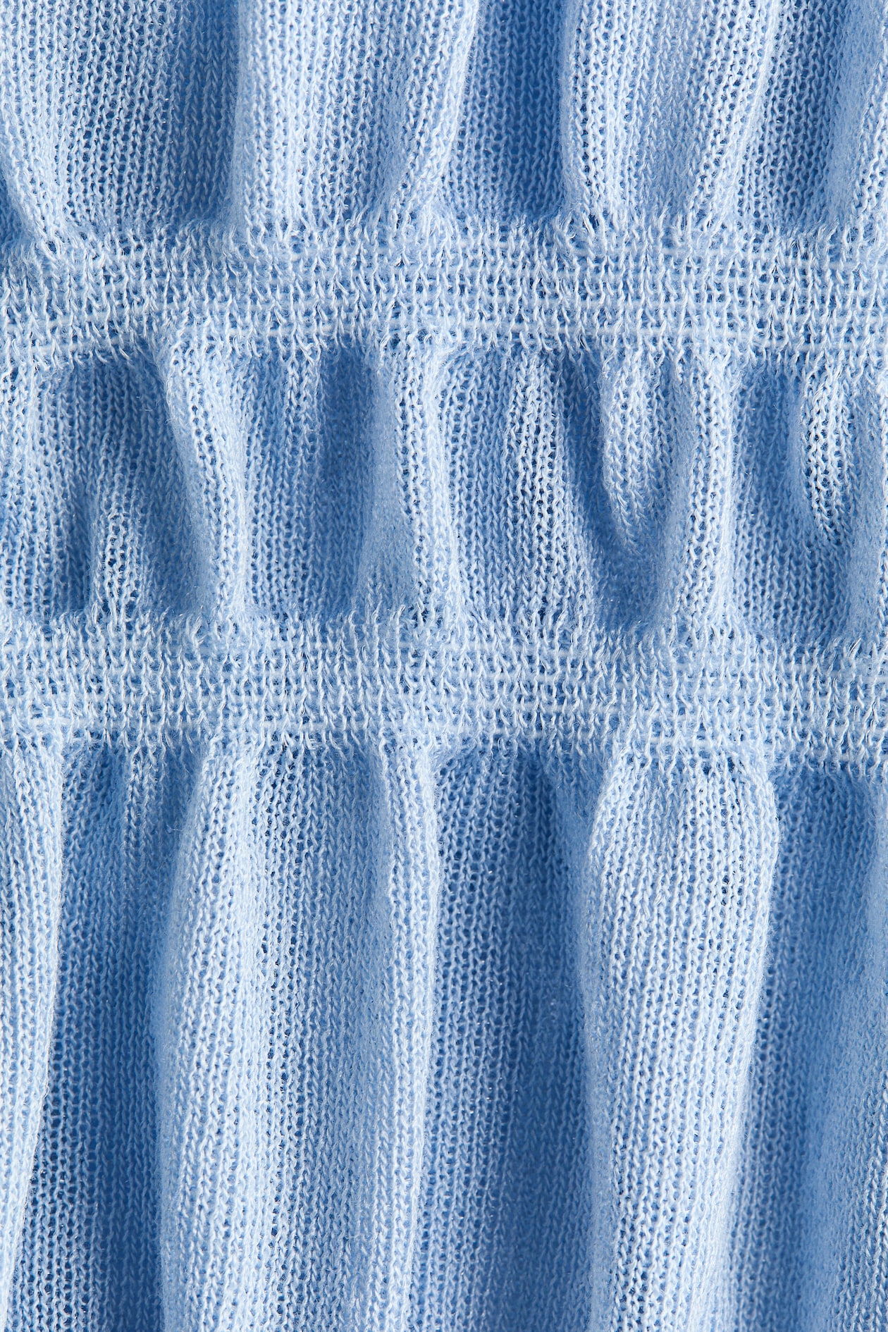 Smocked Fine-Knit Top - image 2
