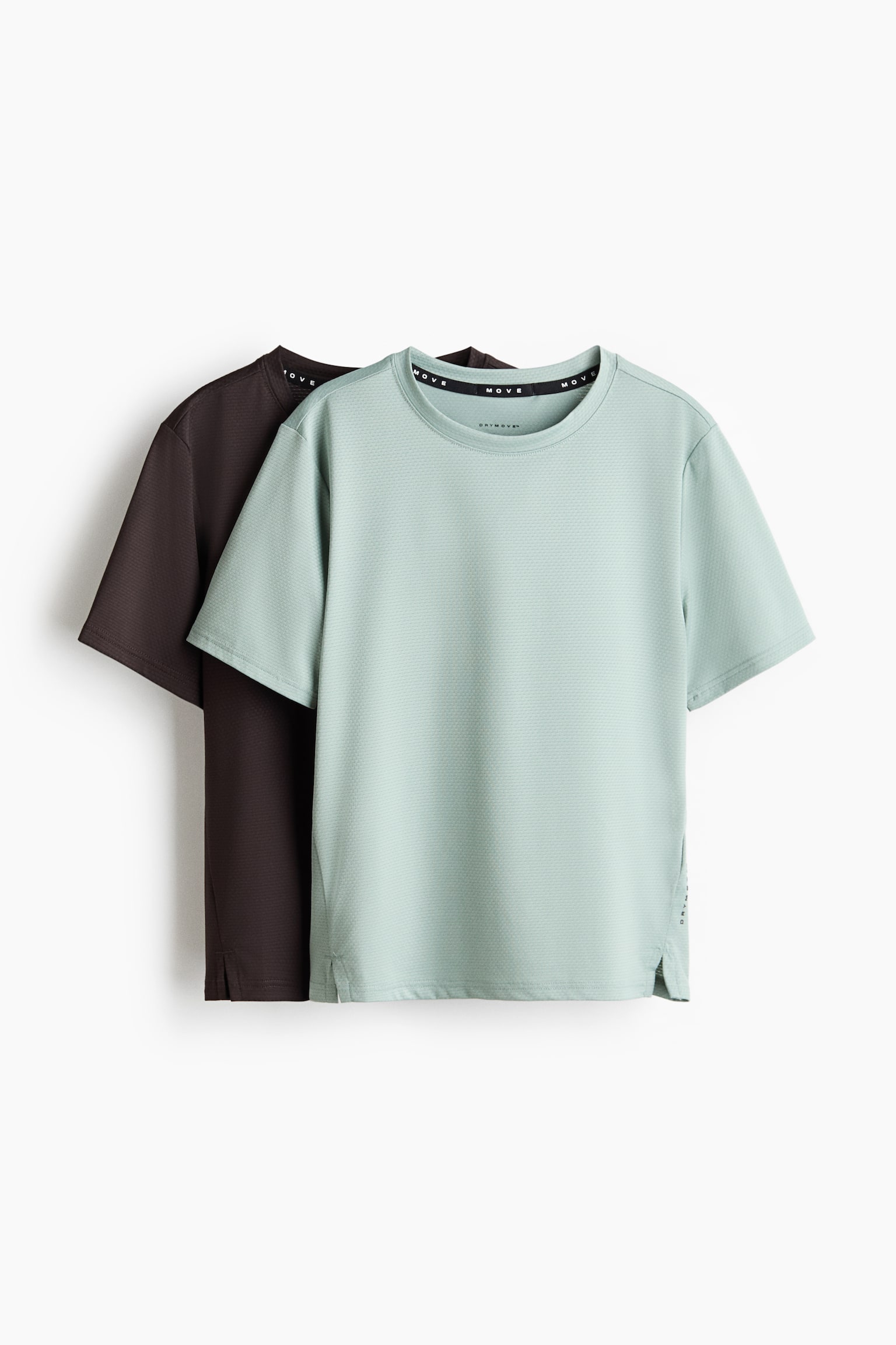2er-Pack Sportshirts mit DryMove™ - Mint/Blau/Marineblau/Rot/Schwarz/Schwarz/Blau/Helles Mattgrün/Farbverlauf