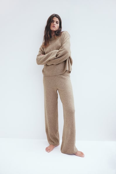 Fine-knittrousers