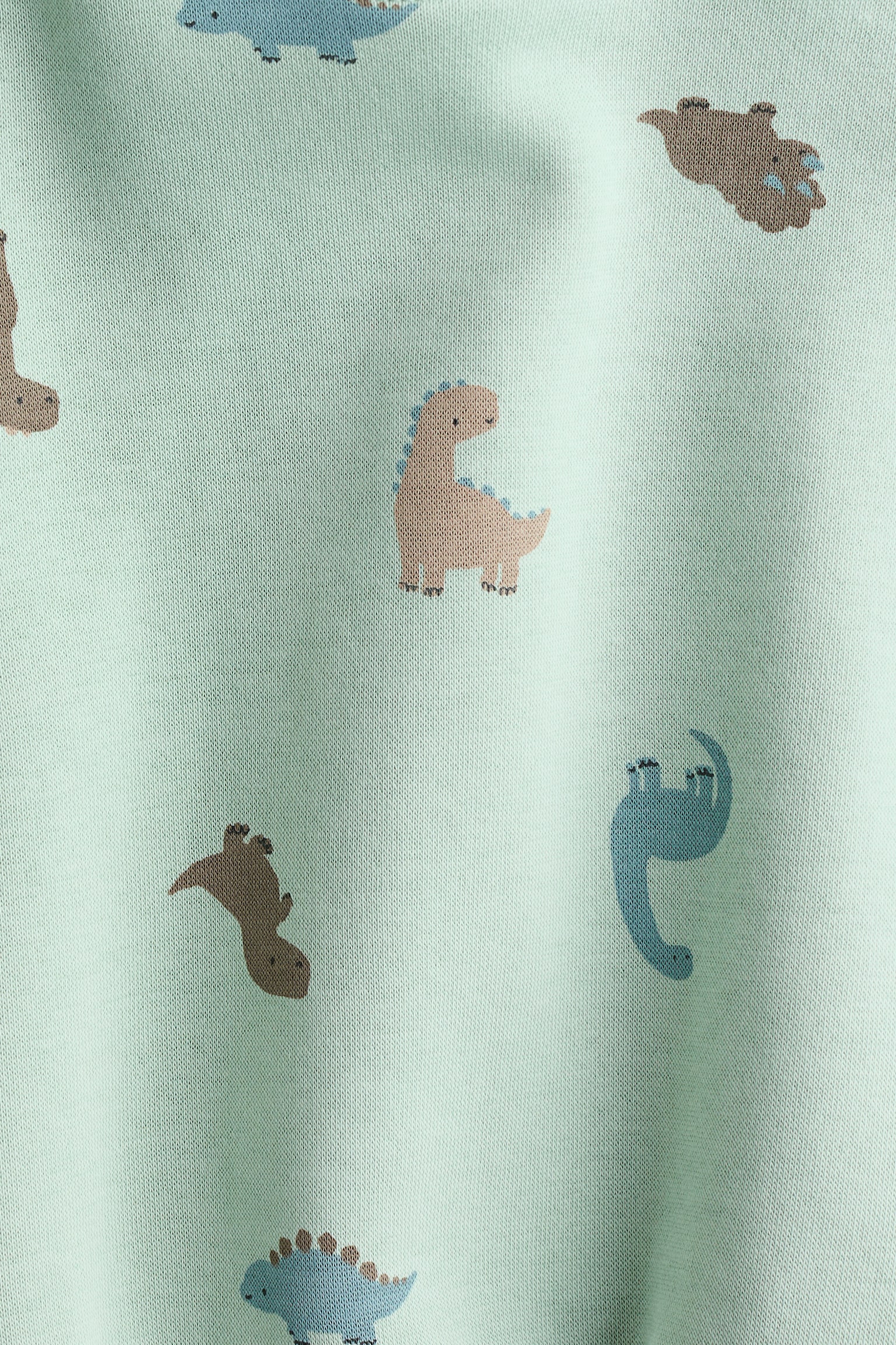 2-pack printed sweatshirts - Mint green/Dinosaurs - 3
