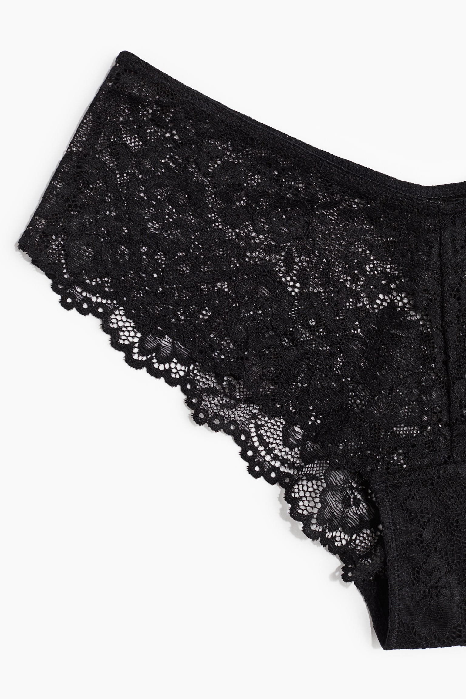 Женские трусы-хипстеры H&M Lace, 5 шт, цвет: Чёрный — фото 3