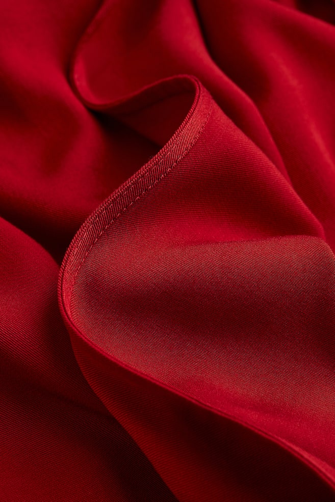 MAMA Wrapover dress - Dark red - 3