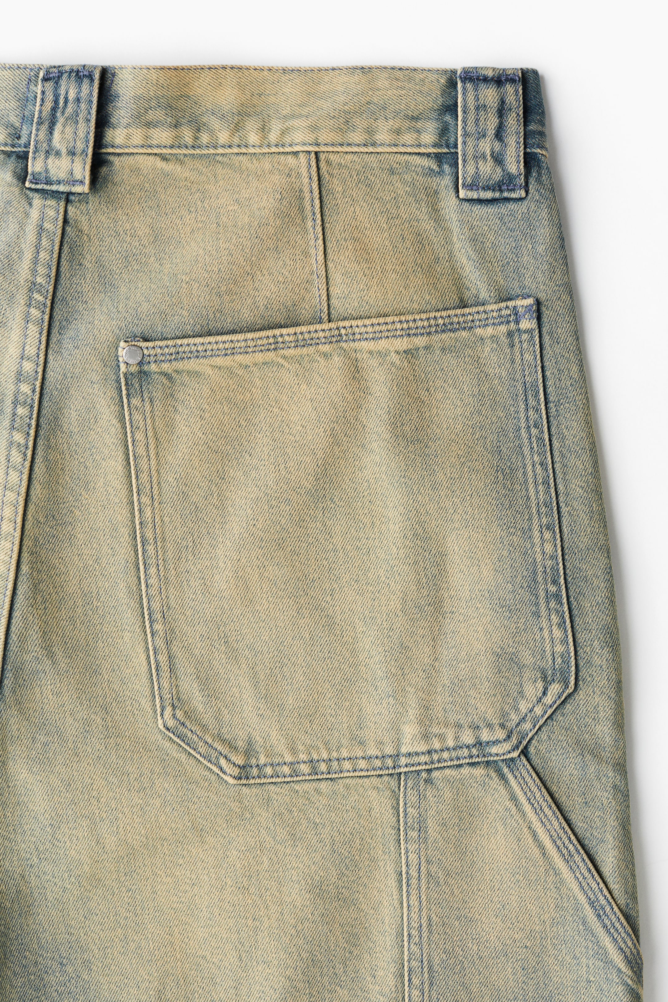 Baggy Denim Carpenter Shorts