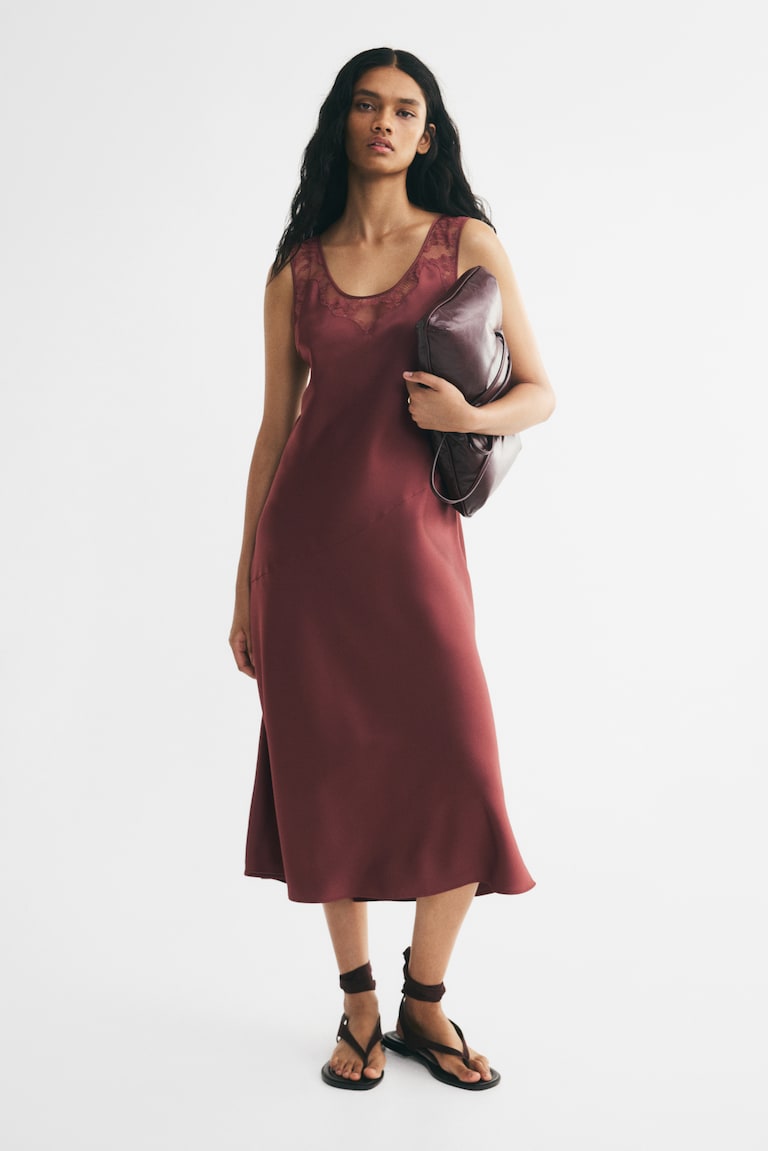 red satin dress Lebby Mini in 100% polyester SIZING Jluxlabel Women's Irresistible Satin Maxi