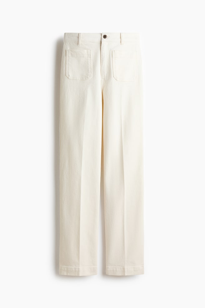 Wide High Jeans - Weiß/Dunkles Denimblau/Marineblaues Denim/Helles Denimblau/Helles Denimblau/Hellrot/Puderrosa/Dunkelbraun - 1