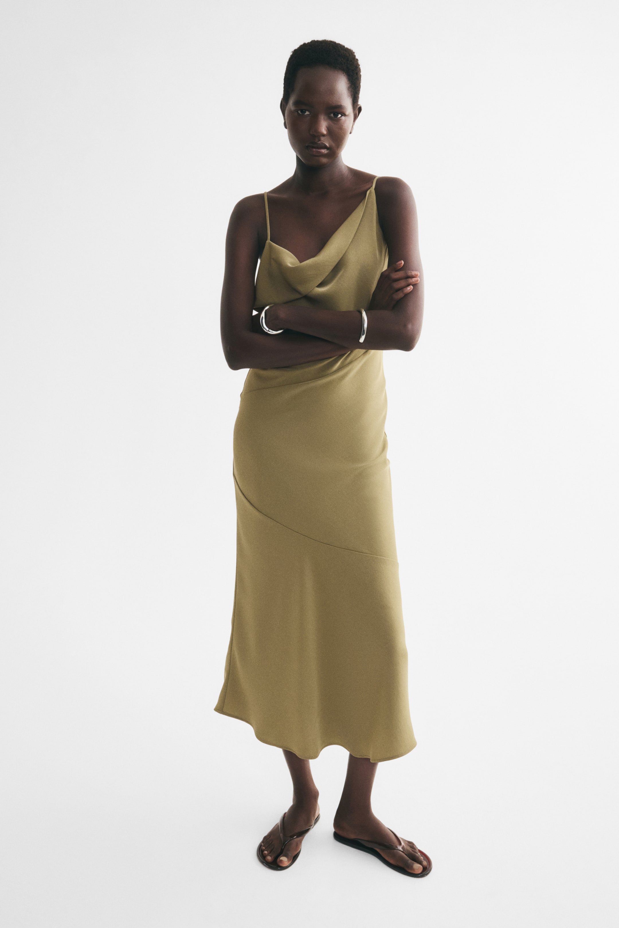 Asymmetric Strappy Dress