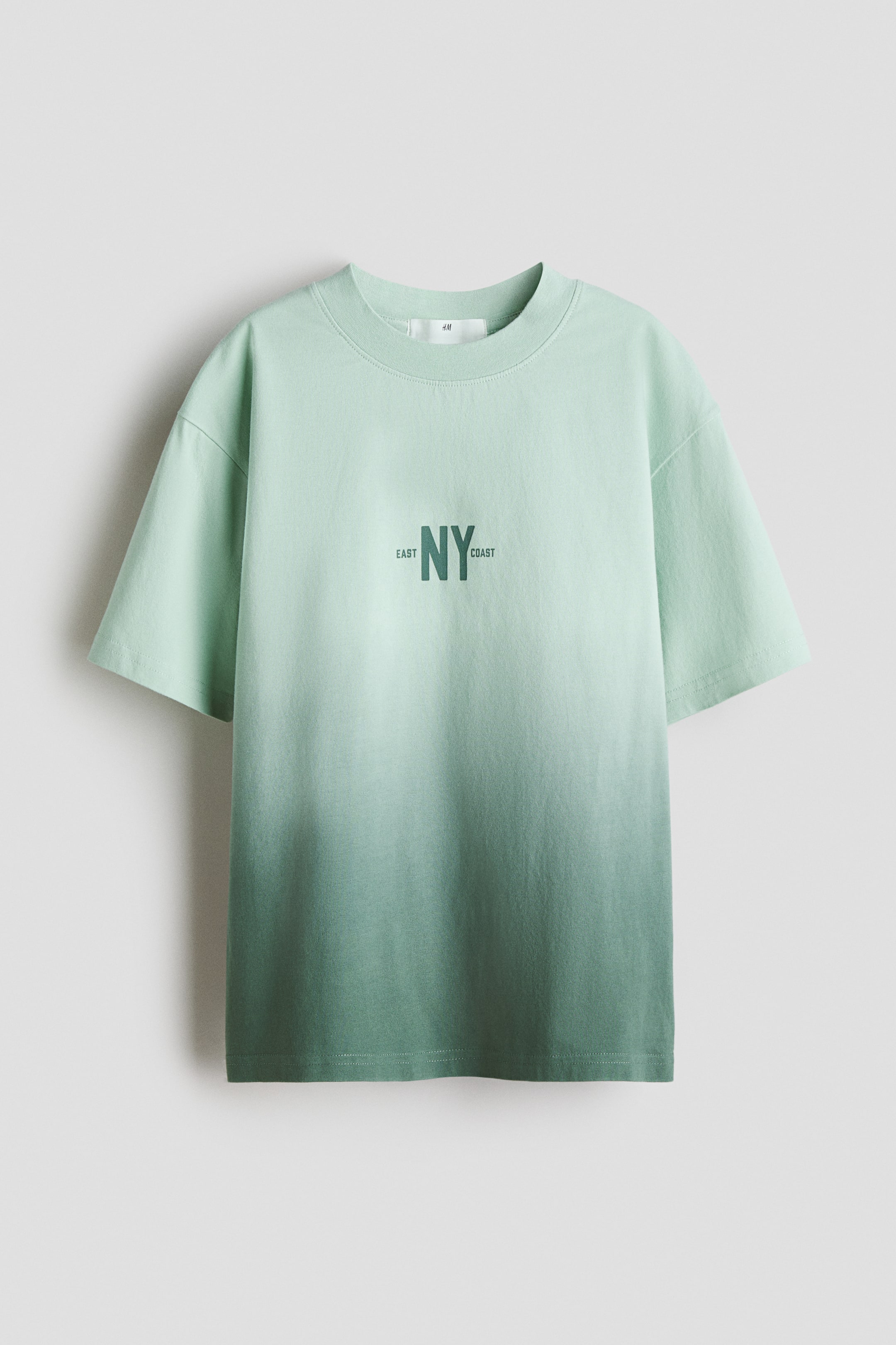 Voir une image plus grande: T-shirt imprimé - Vert/dégradé - ENFANT | H&M CA 1