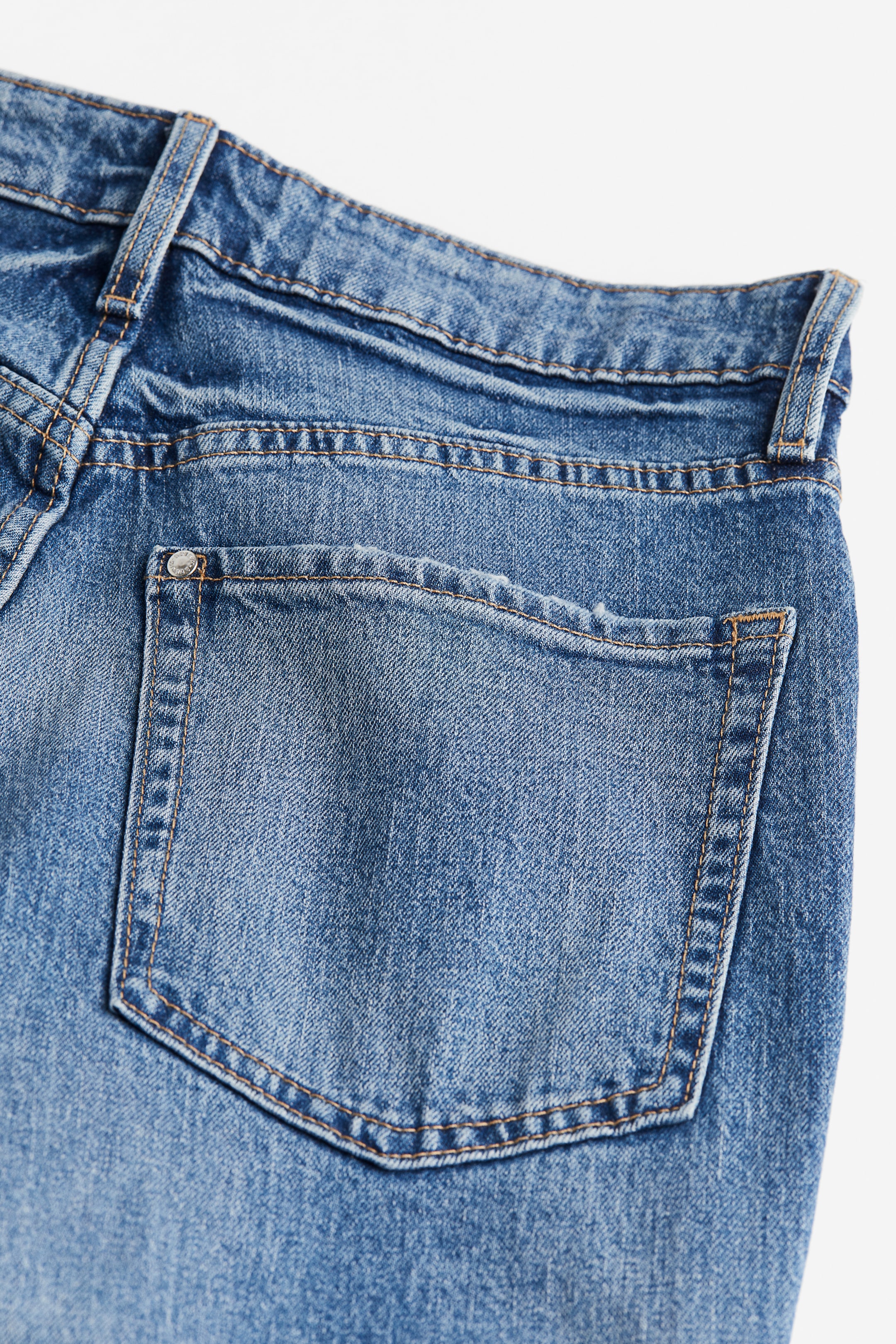 Slim Straight High Jeans - Denim blue - Ladies | H&M GB 7