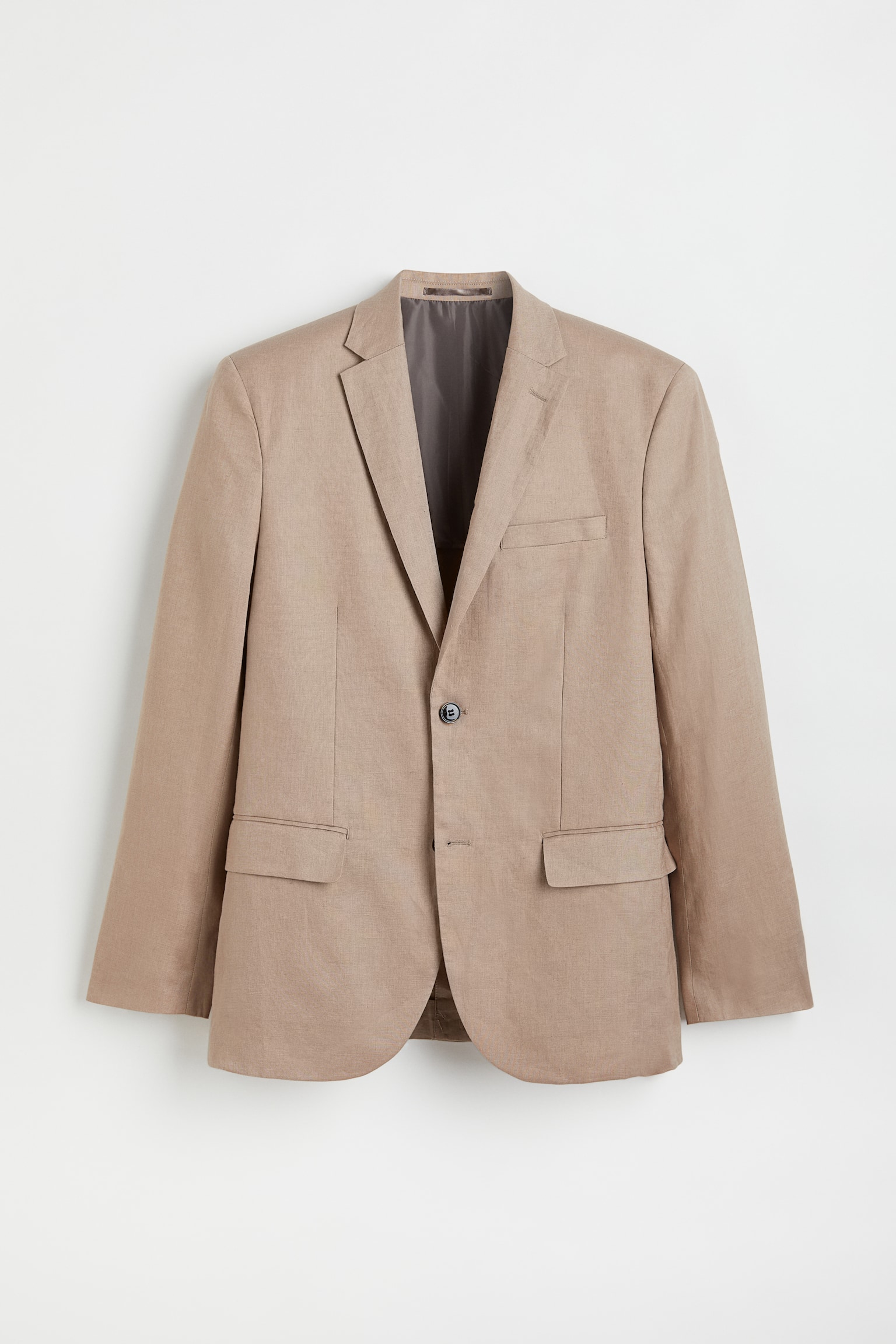 Slim Fit Linen jacket - Beige/Green/Light grey/Dark beige/Light beige/Sky blue - 1