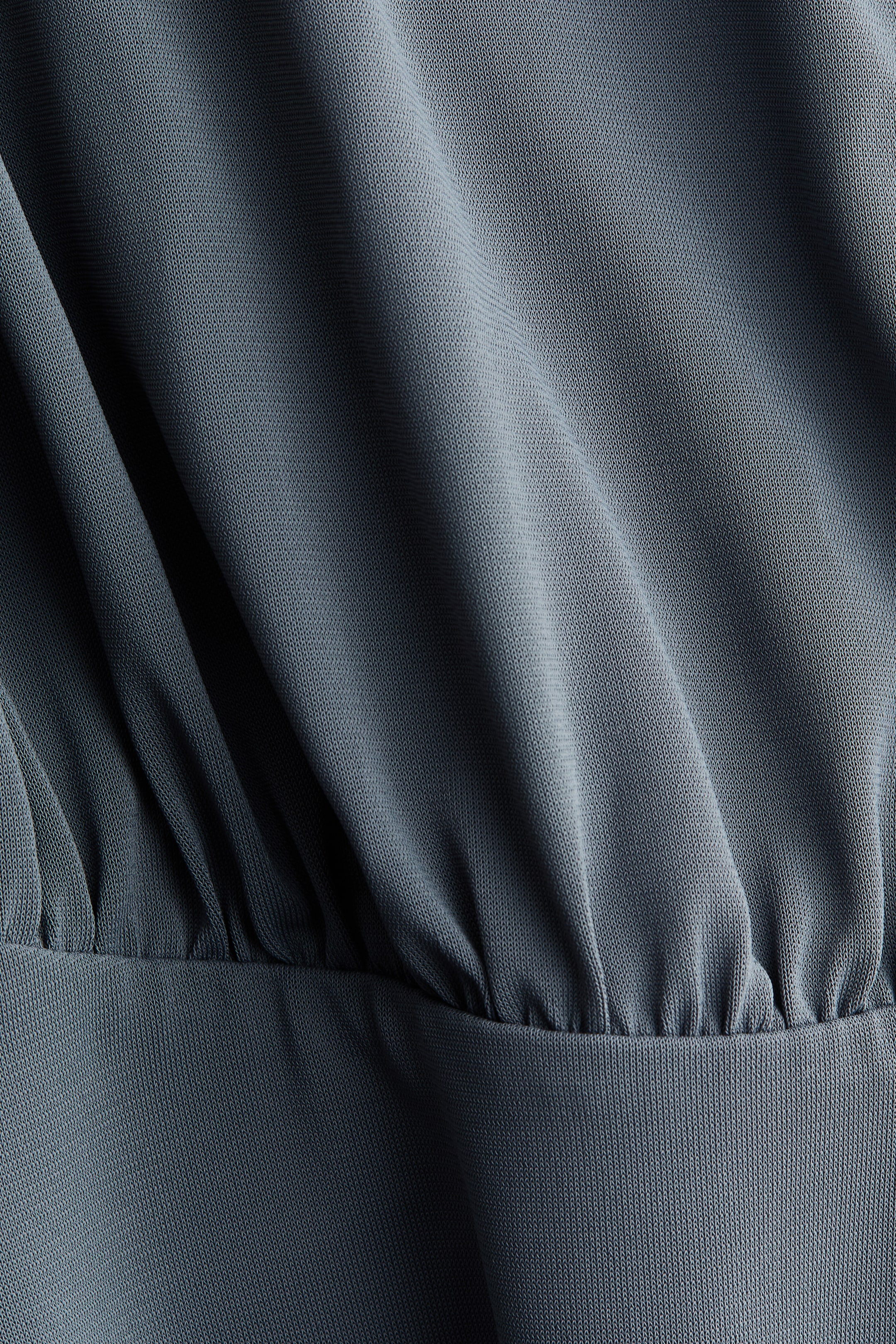 Robe maxi à effet drapé