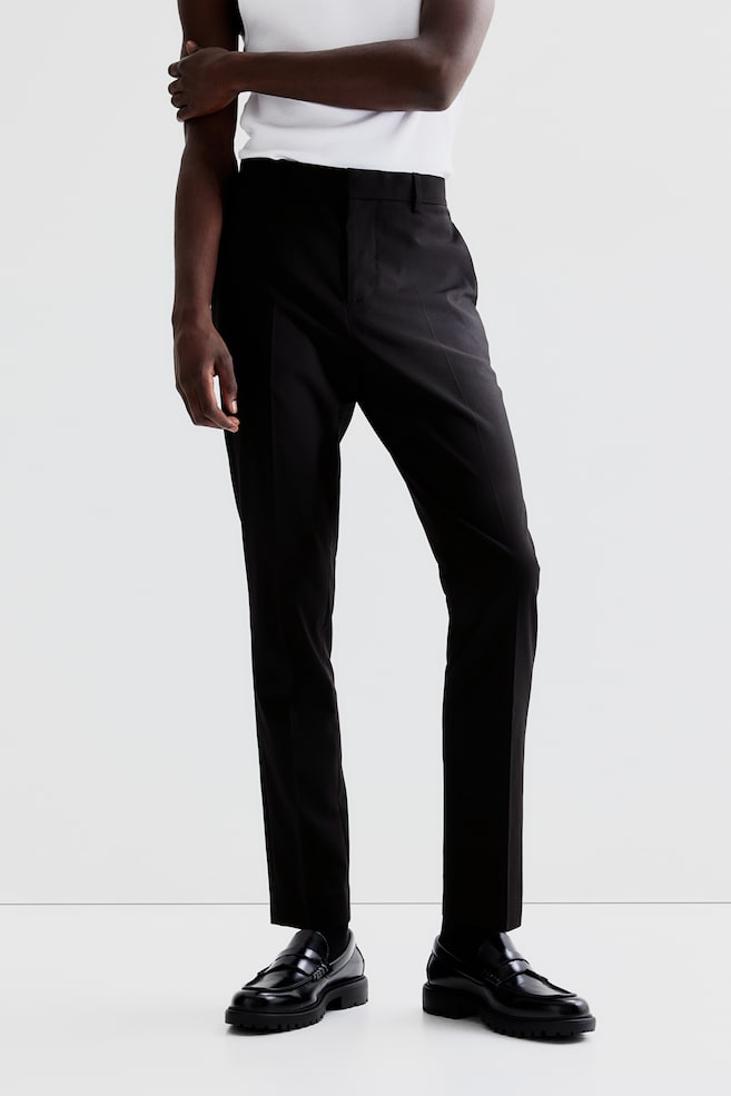 Skinny Fit Suit trousers - Black/Burgundy/Grey/Beige marl/dc/dc/dc - 3