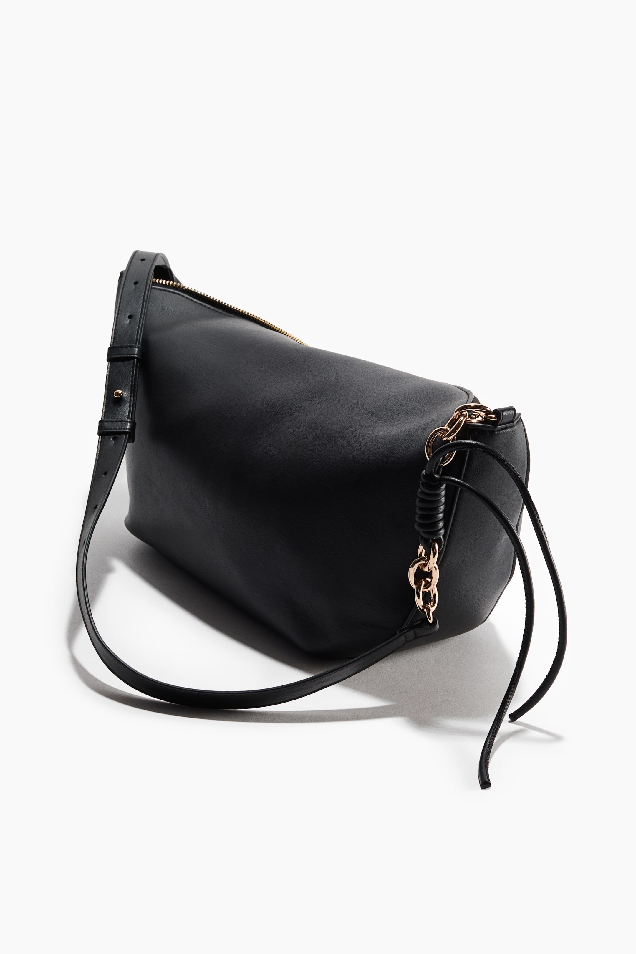 Zip-Detail Shoulder Bag