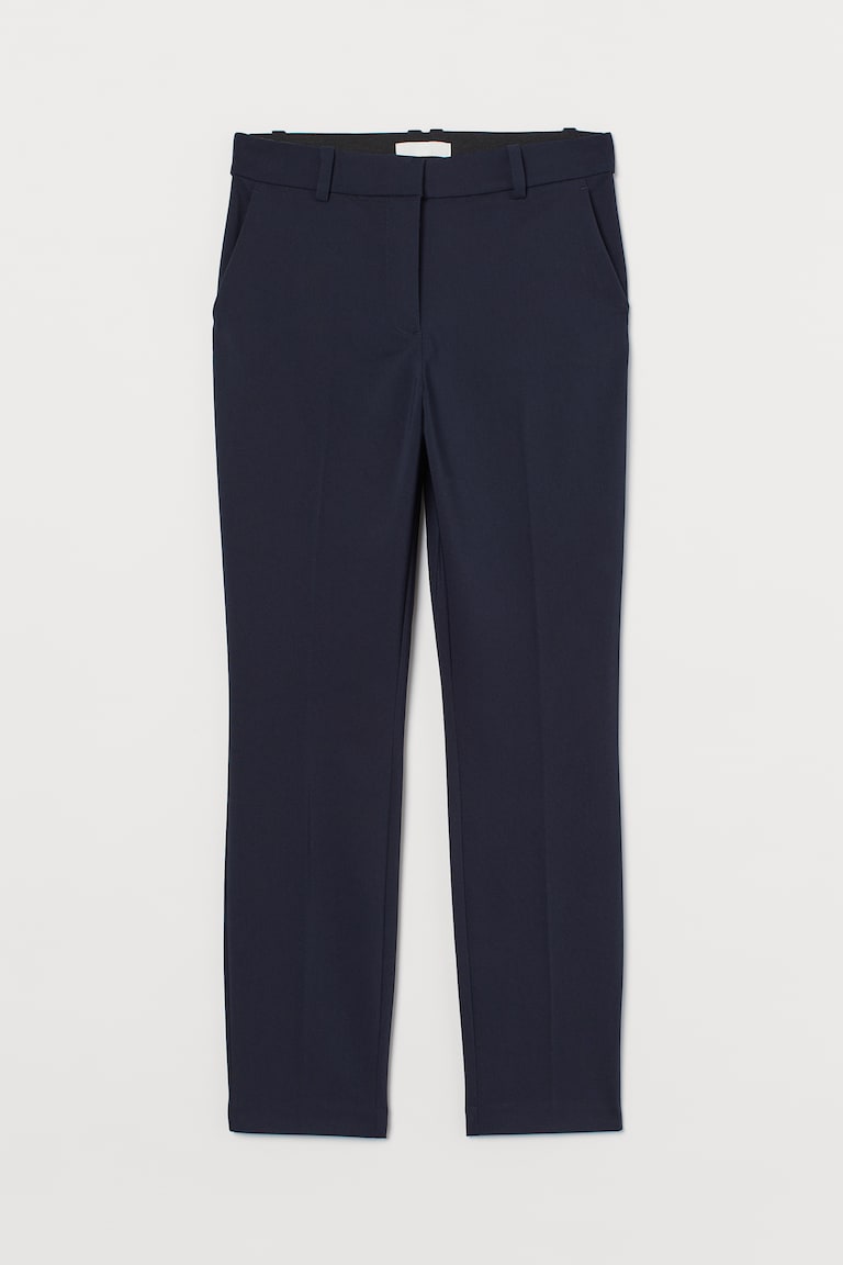 Black Cargo Pants H And M Black Slacks Cigarette Pants Black Ladies H&M AU