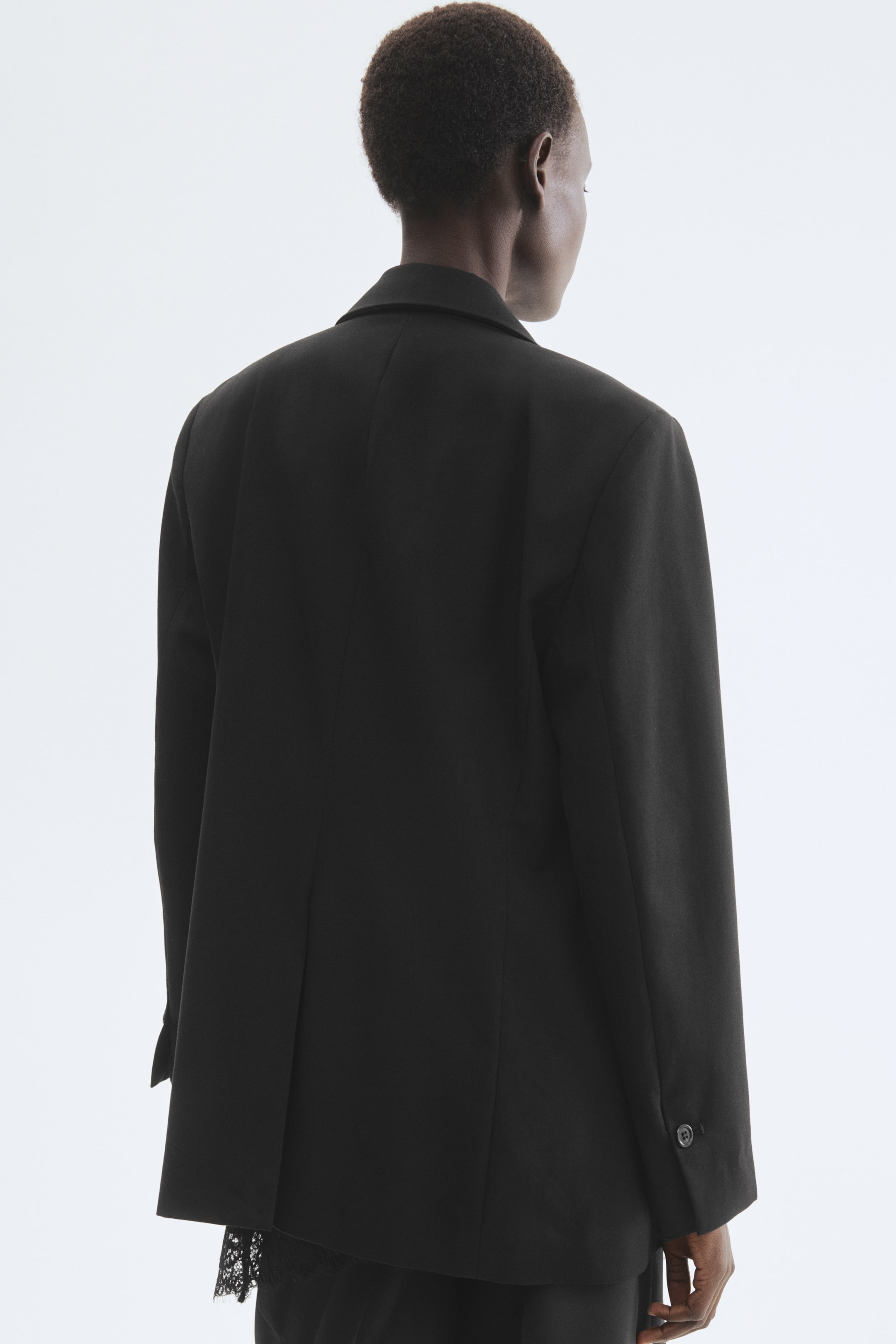 Blazer à fermeture droite
