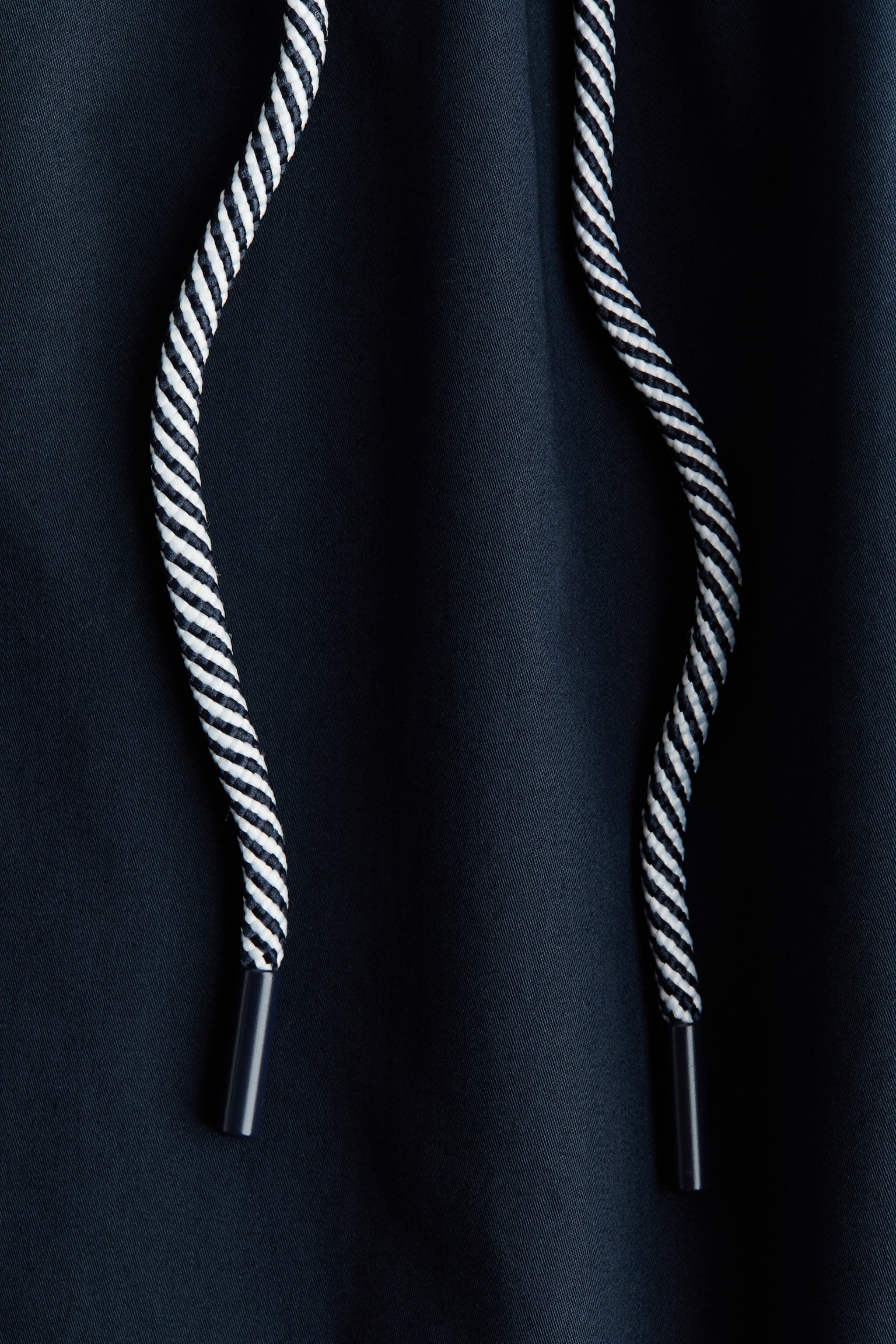 Cotton drawstring skirt - Navy blue - 4