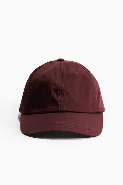 Cap aus Baumwolltwill - Weinrot - Ladies | H&M DE 