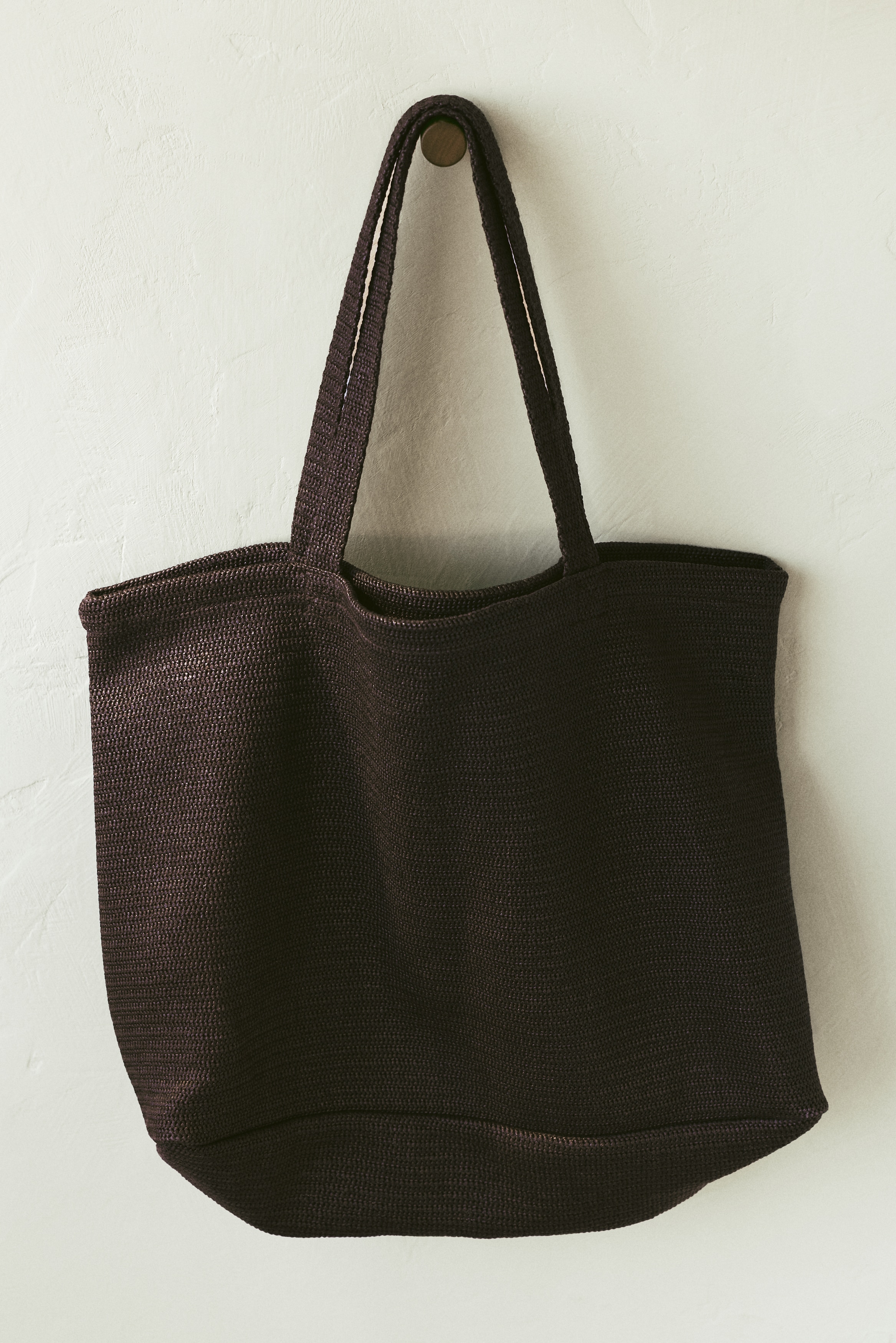 Τσάντα θαλάσσης - Σκούρο καφέ/Μπεζ