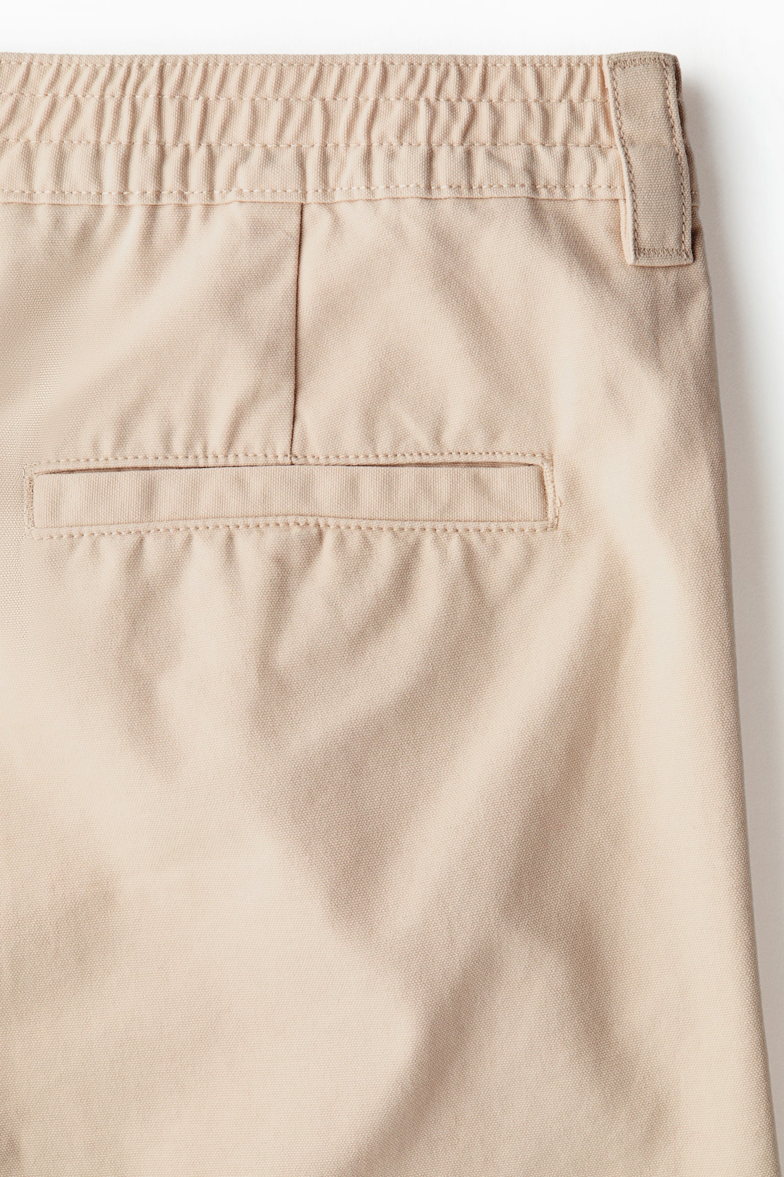Relaxed Fit Cotton Chino shorts - Beige/Black - 7