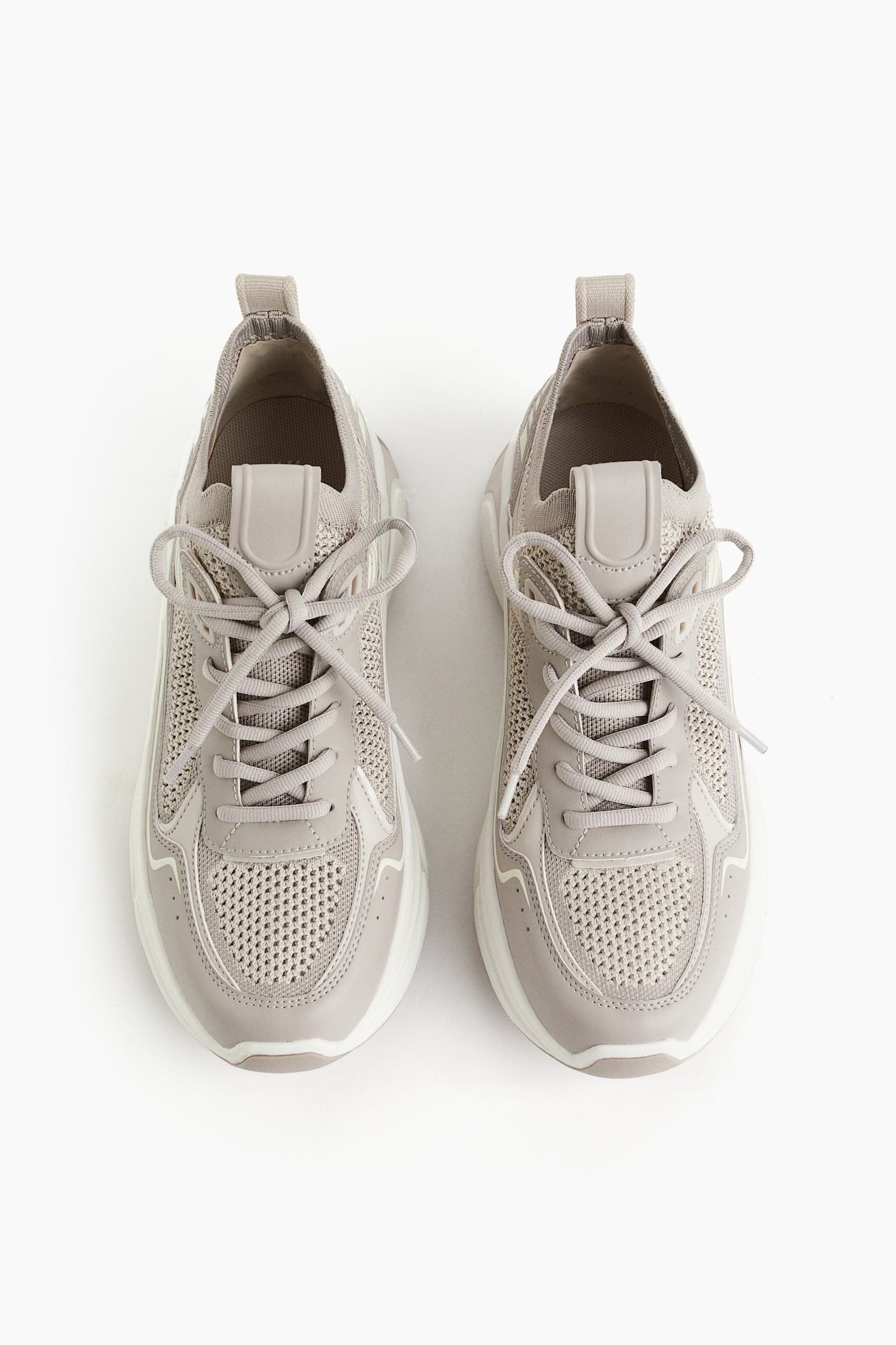 Fully Fashioned Sneakers - Light greige/White/Beige - 4