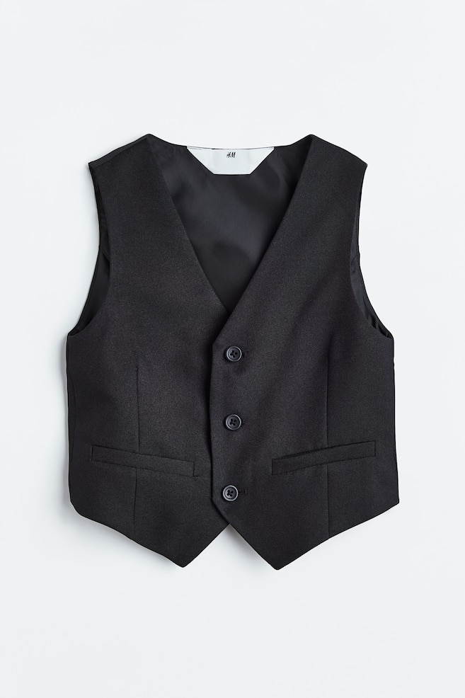 Suit waistcoat - Black/Navy blue - 1