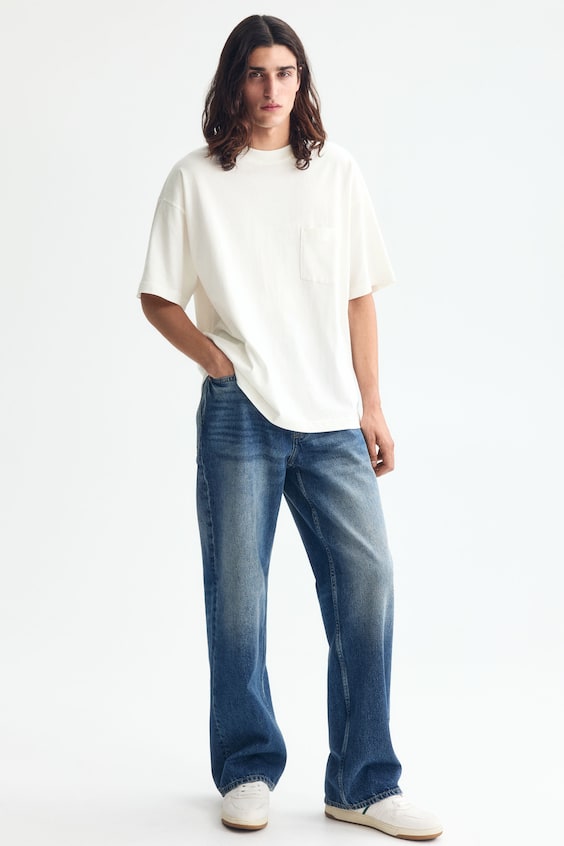 Bawełniany T-shirt Oversized Fit