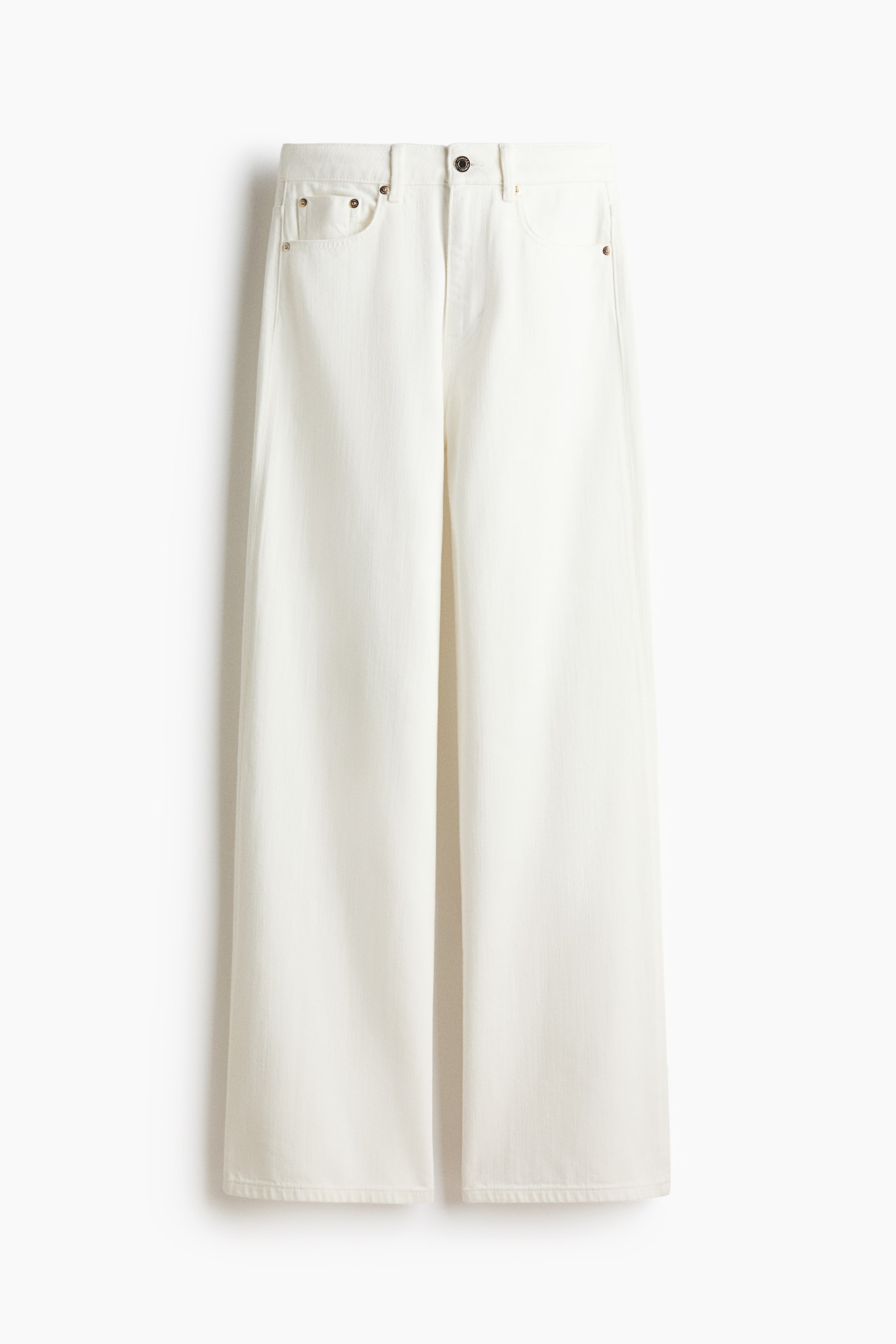 Jean large taille haute
