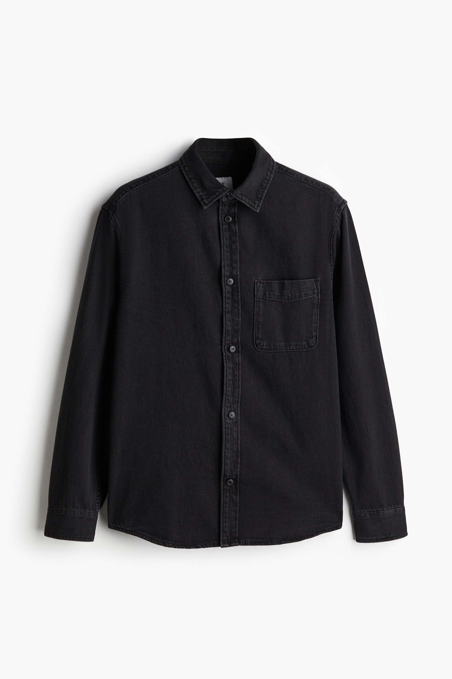 Regular Fit Denim shirt - Black/Blue - 2