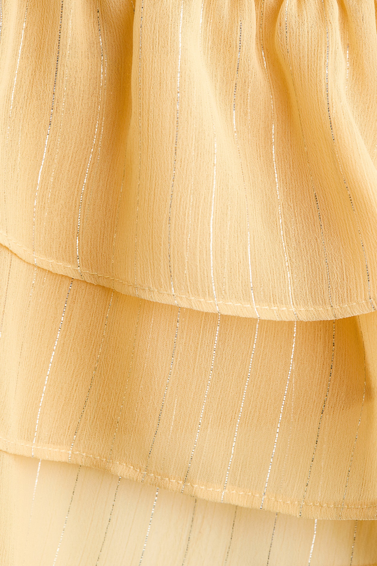 Ruffle-Trimmed Chiffon Top - image 5