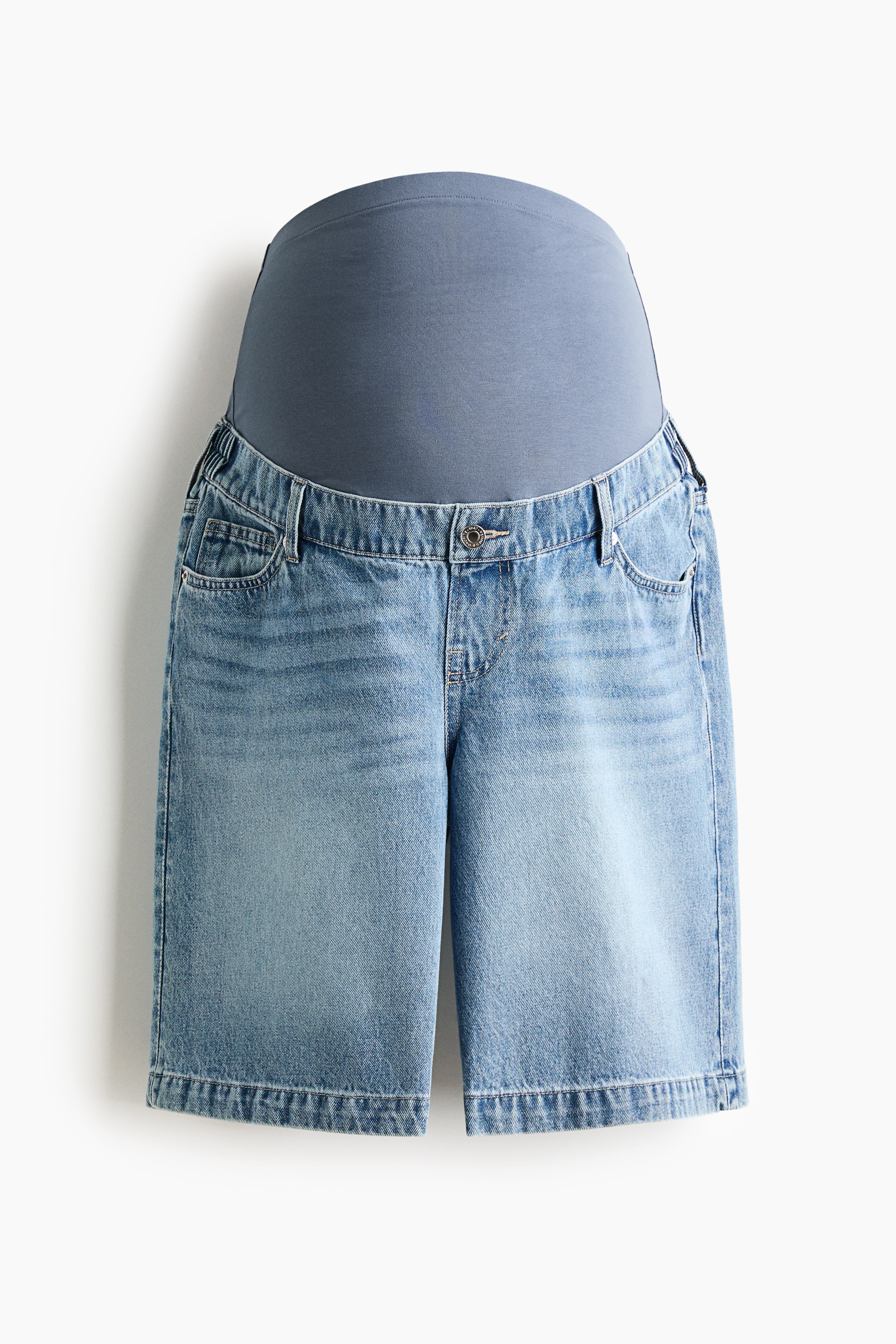 Größeres Bild ansehen: MAMA Bermudashorts aus Denim - Helles Denimblau - Ladies | H&M DE 1