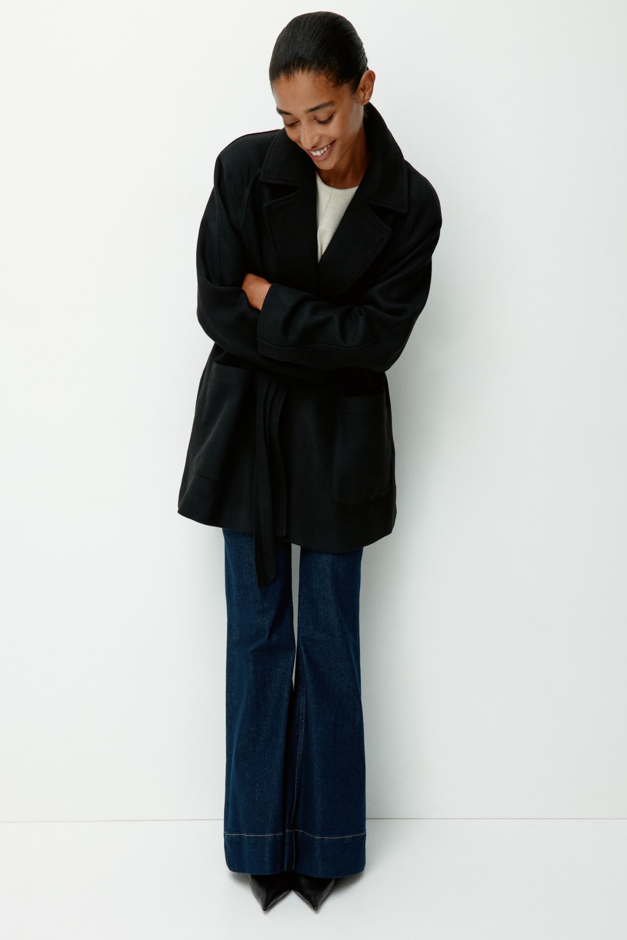 Tie-Belt Coat - image 5